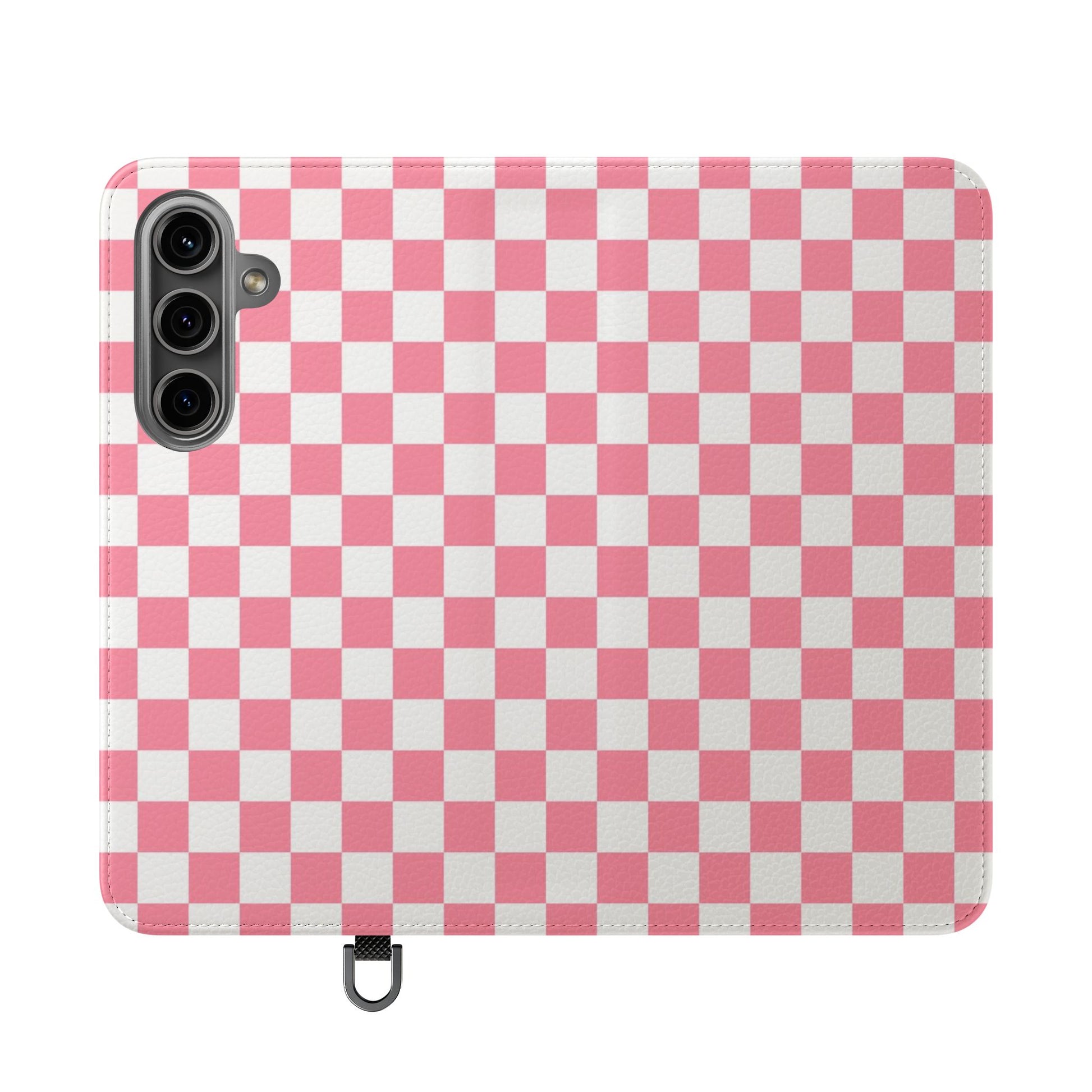 Brigandine Checkered Scene Flip Cases, Artsulli - Art is Long, Life is Short, Phone Case, Size, Samsung Galaxy S24, , , , , 21719793841418733008