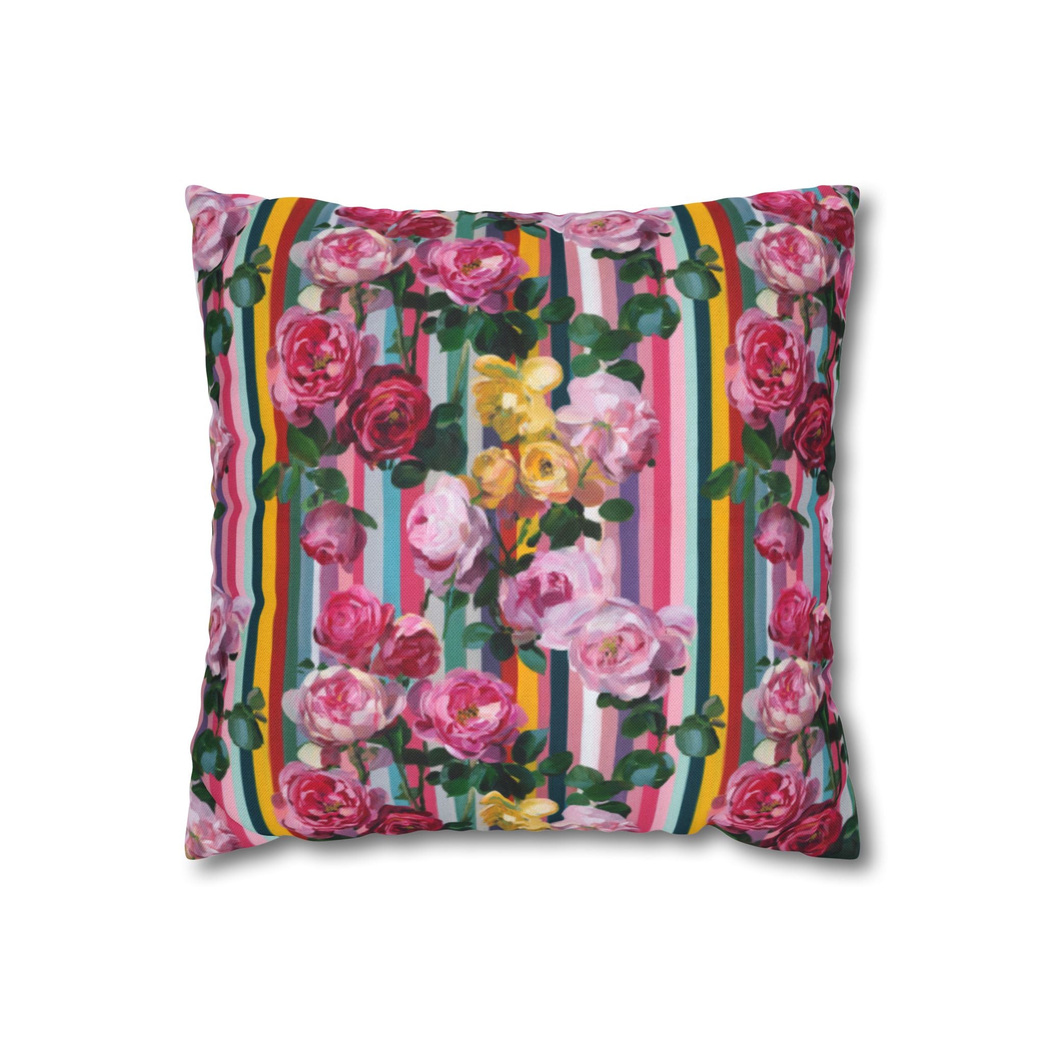 Spun Polyester Square Pillowcase, Artsulli - Art is Long, Life is Short, Home Decor, Size, 14" × 14", , , , , 14931954927803291489