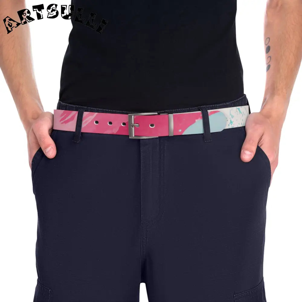JAKKOUTTHEBXX The Great Pastelwave Pink and Blue Belt JAKKOUTTHEBXX