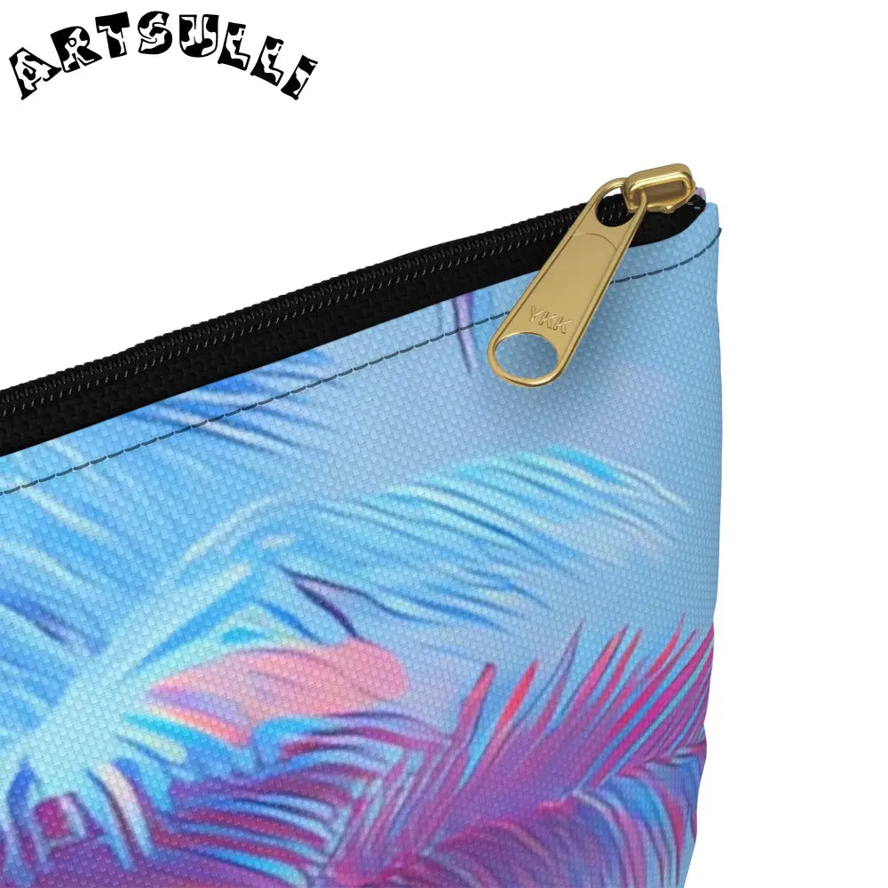 JAKKOUTTHEBXX Ethereal Pastel Palms Accessory Pouch JAKKOUTTHEBXX