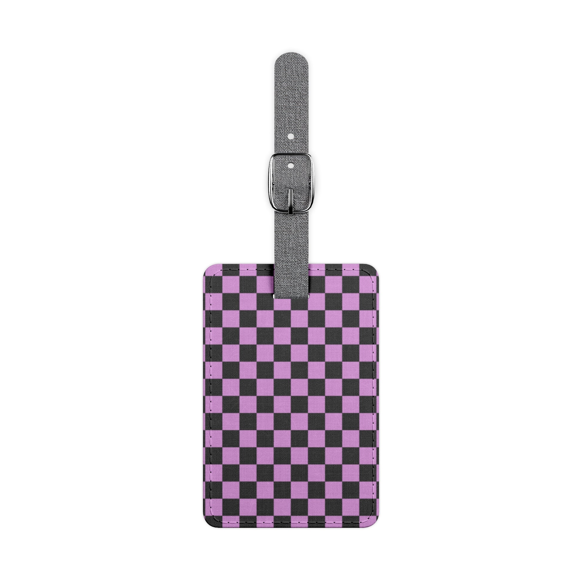 Pixel Punk Vision Saffiano Polyester Luggage Tag, Rectangle, Artsulli - Art is Long, Life is Short, Accessories, Size, One size, Shape, Rectangle, , , 95200772184172780991
