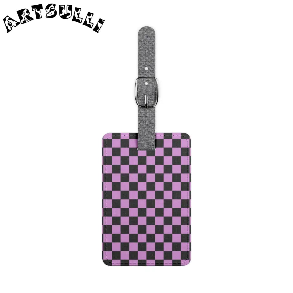 JAKKOUTTHEBXX Pixel Punk Vision Saffiano Polyester Luggage Tag