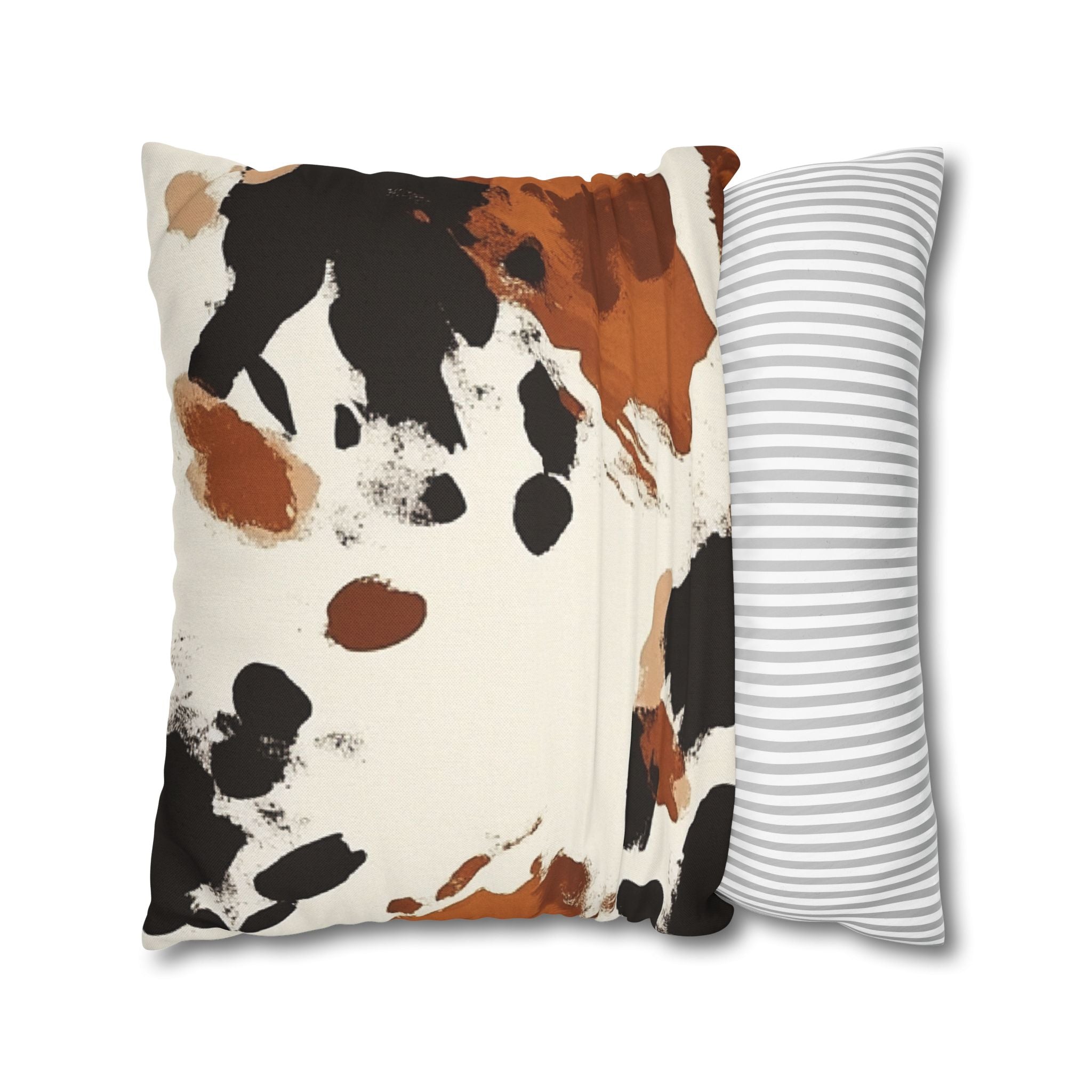 Spun Polyester Square Pillowcase