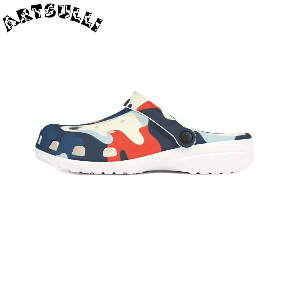 JAKKOUTTHEBXX Camo Ghosts EVA Foam Rubber Shoes (AOP) JAKKOUTTHEBXX