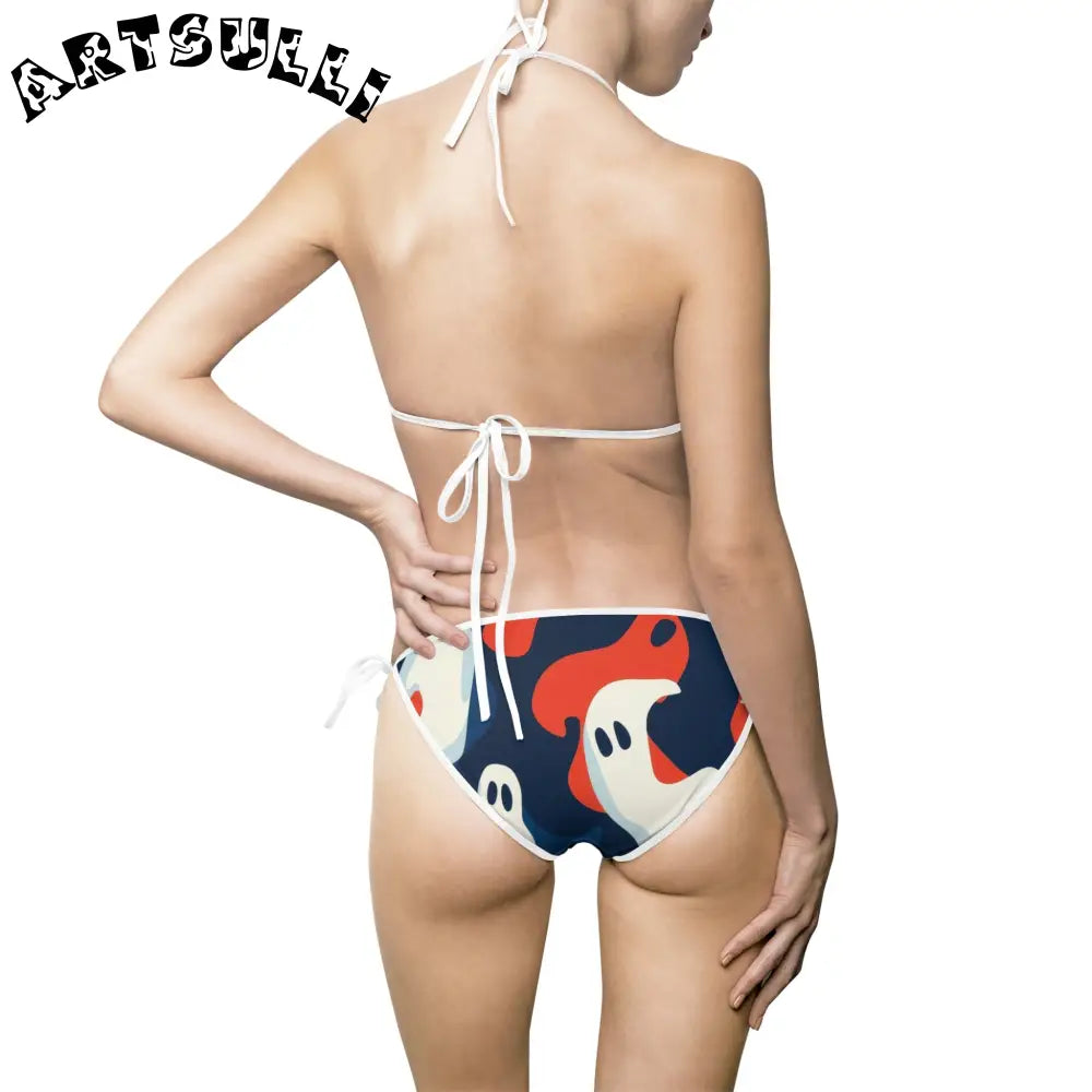 JAKKOUTTHEBXX Camo Ghosts Women’s Bikini Swimsuit (AOP)