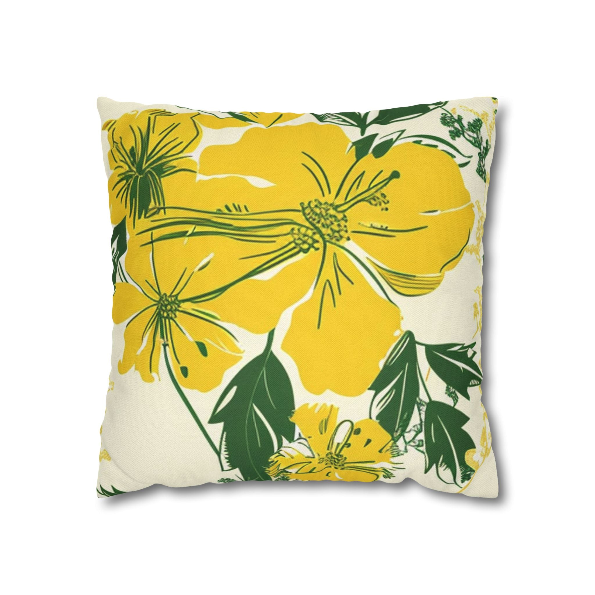 Spun Polyester Square Pillowcase, Artsulli - Art is Long, Life is Short, Home Decor, Size, 16" × 16", , , , , 13020043958871686676