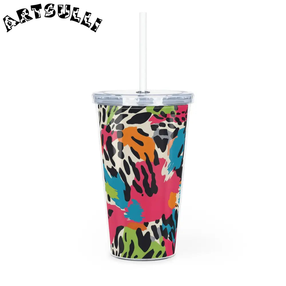 JAKKOUTTHEBXX Wild Brush Strokes x Animal Print Multi-Color Plastic