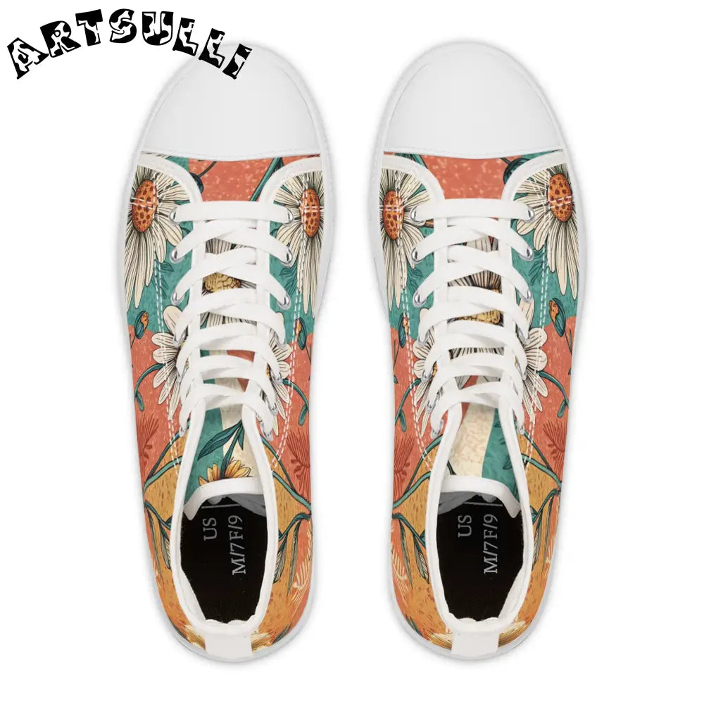 JAKKOUTTHEBXX Retro Daisy Dream Women’s High Top Sneakers