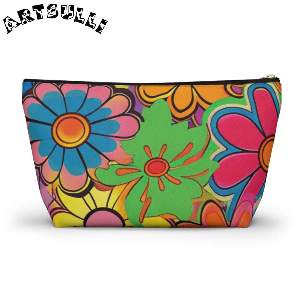 JAKKOUTTHEBXX Chromatic Daisy Dream Accessory Pouch w T-bottom