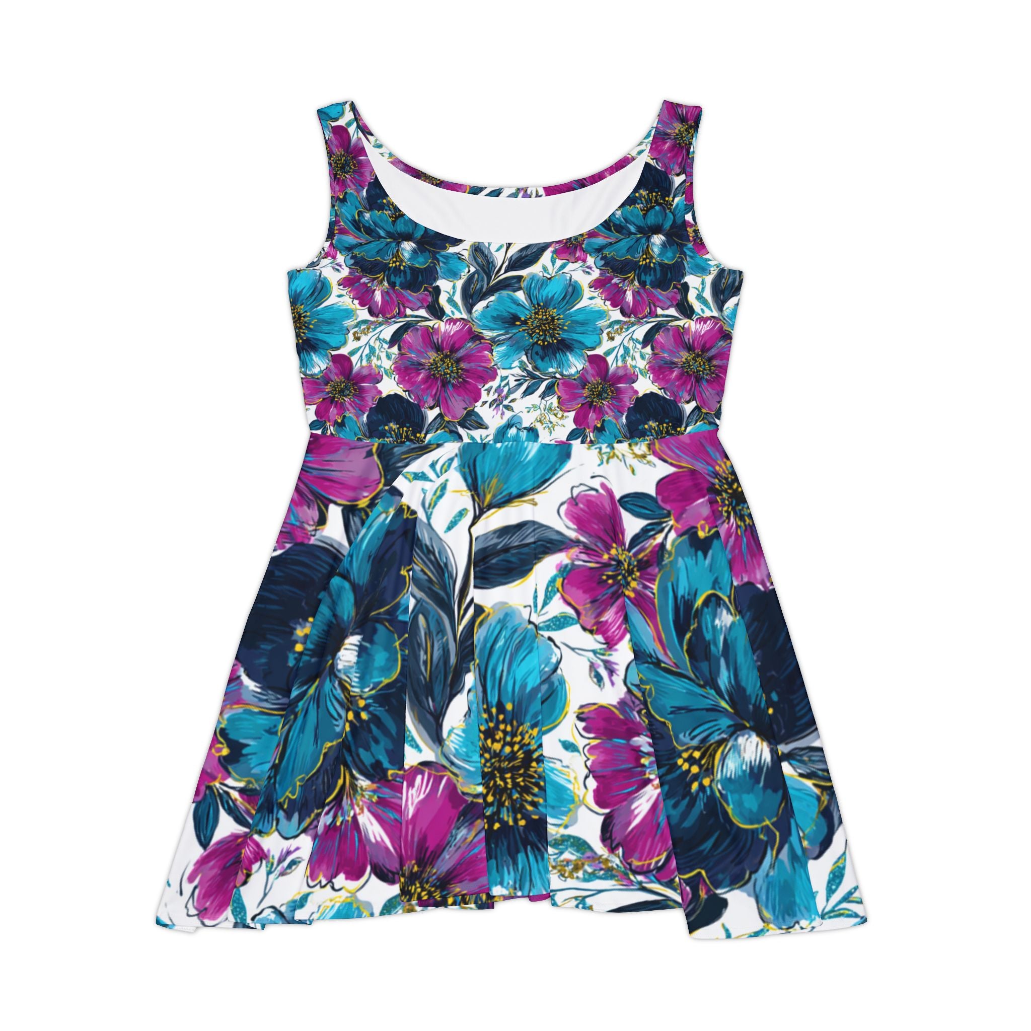 Women's Skater Dress (AOP), Artsulli - Art is Long, Life is Short, All Over Prints, Size, XS, , , , , 32477305483147954044