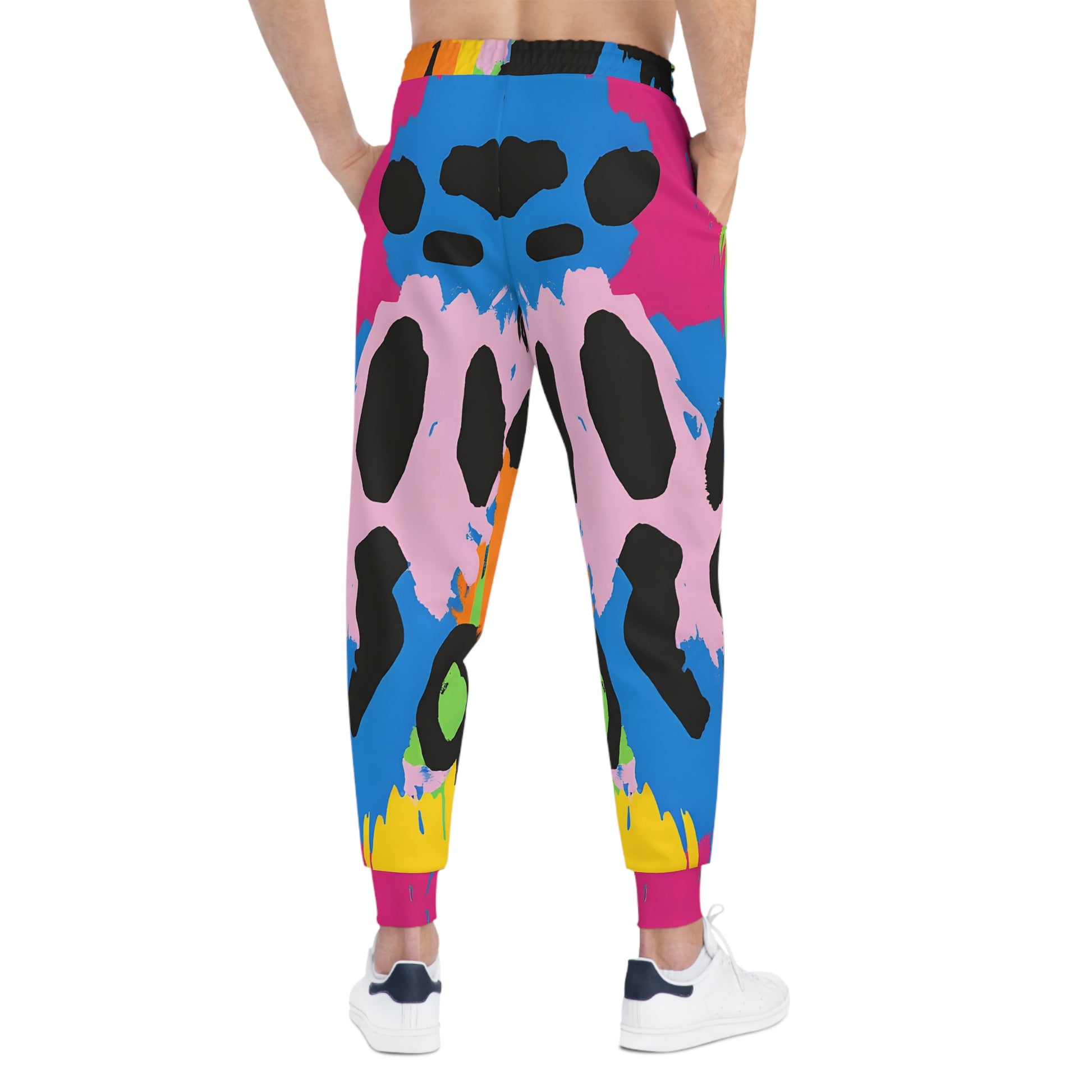 90s Neon Athletic Joggers (AOP), Artsulli - Art is Long, Life is Short, All Over Prints, , , , , , , 