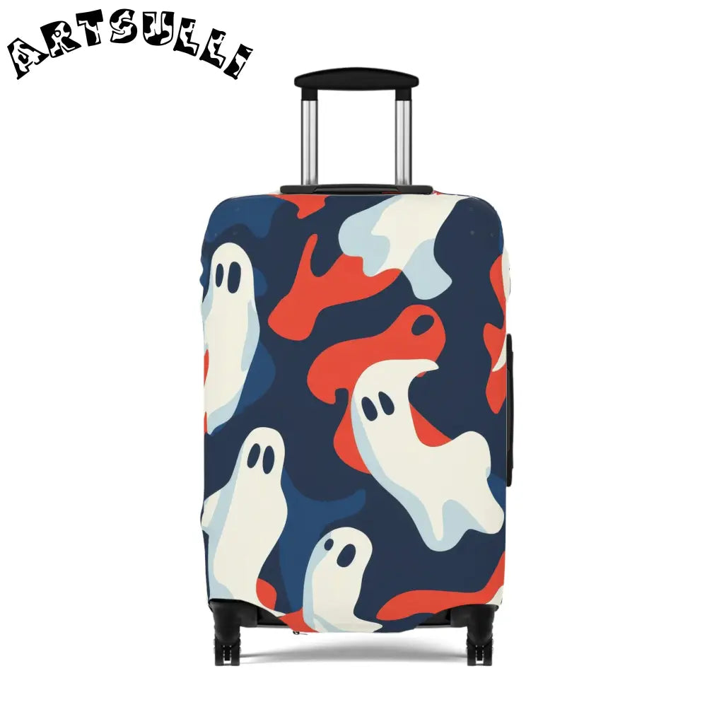 JAKKOUTTHEBXX Camo Ghosts Luggage Cover JAKKOUTTHEBXX Artsulli - Art