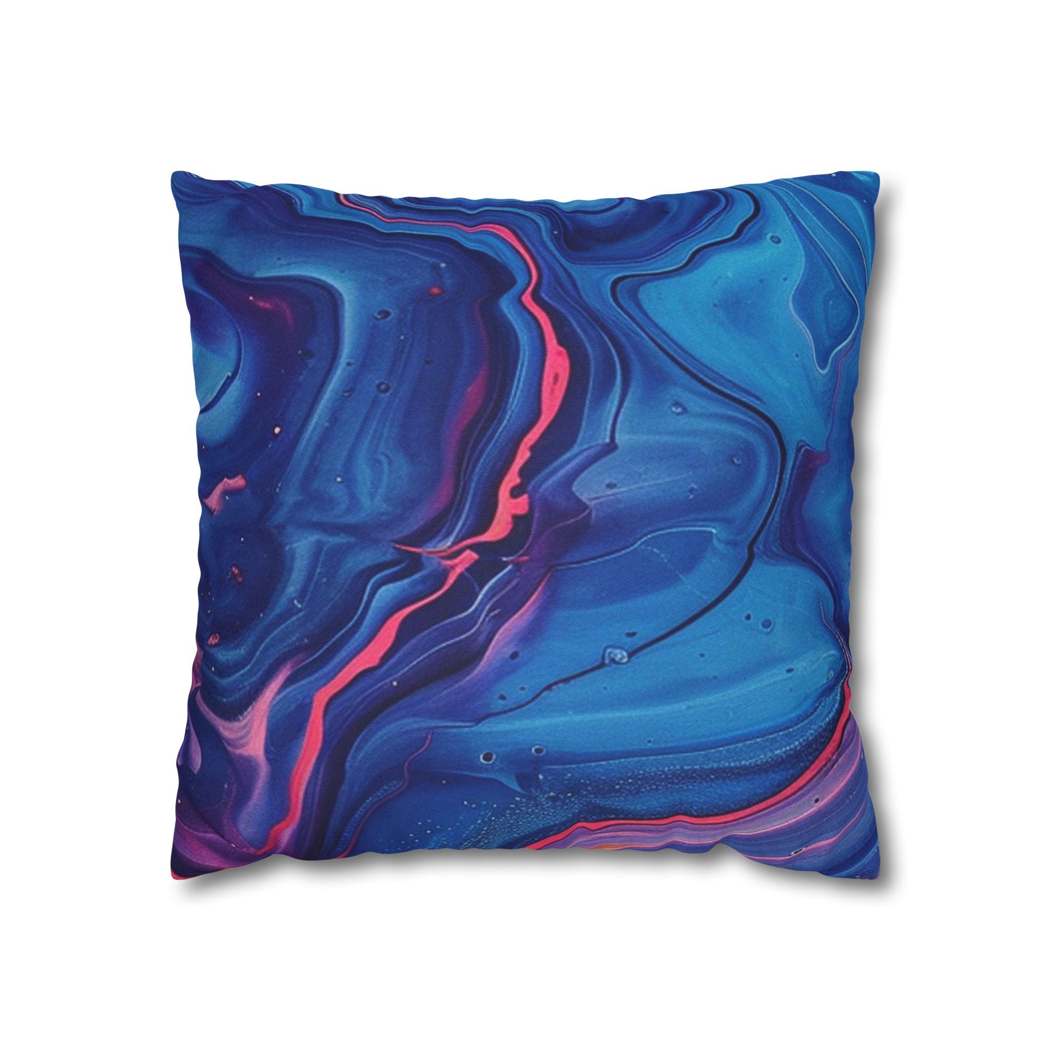 Spun Polyester Square Pillowcase, Artsulli - Art is Long, Life is Short, Home Decor, Size, 16" × 16", , , , , 23123494405882059778