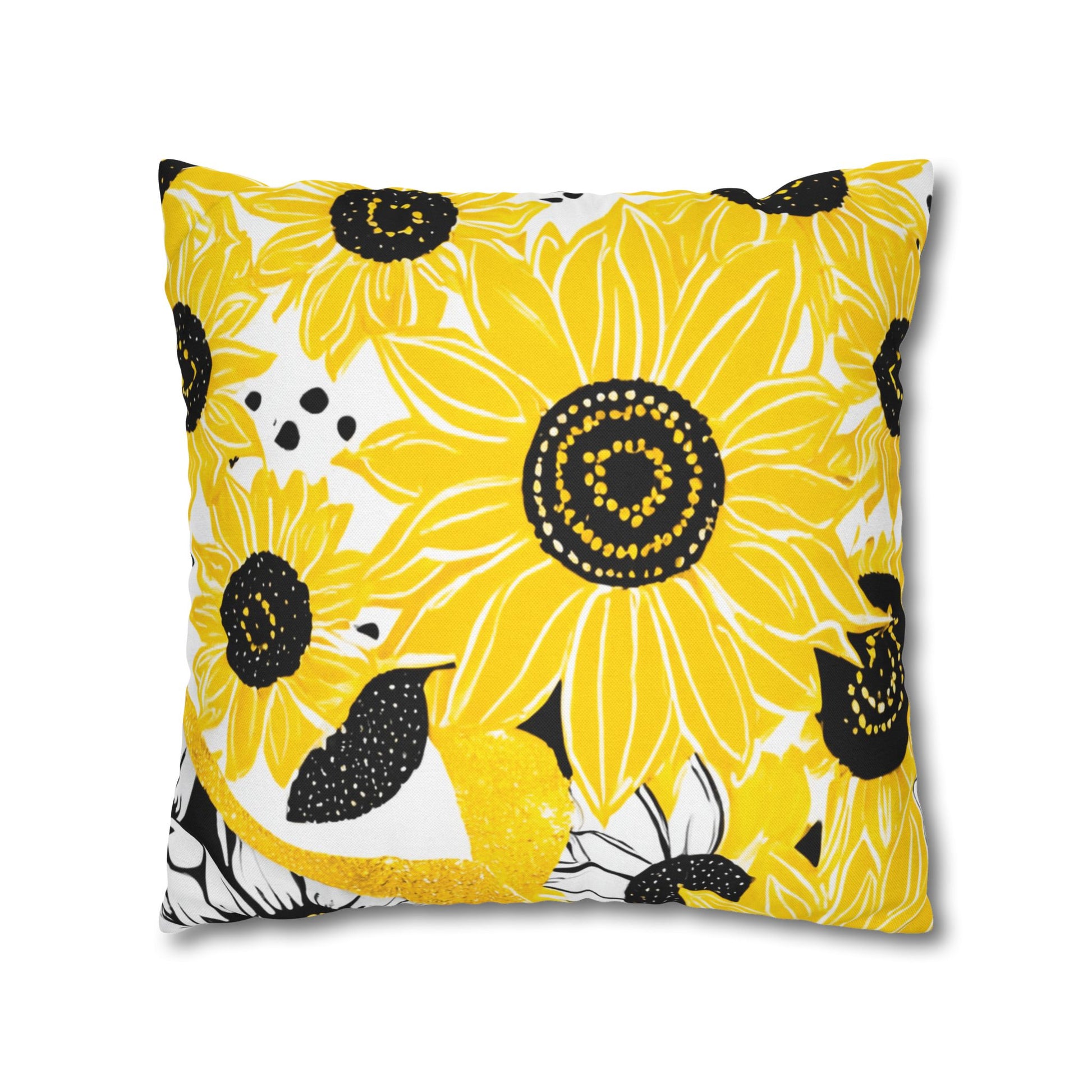 Spun Polyester Square Pillowcase, Artsulli - Art is Long, Life is Short, Home Decor, , , , , , , 