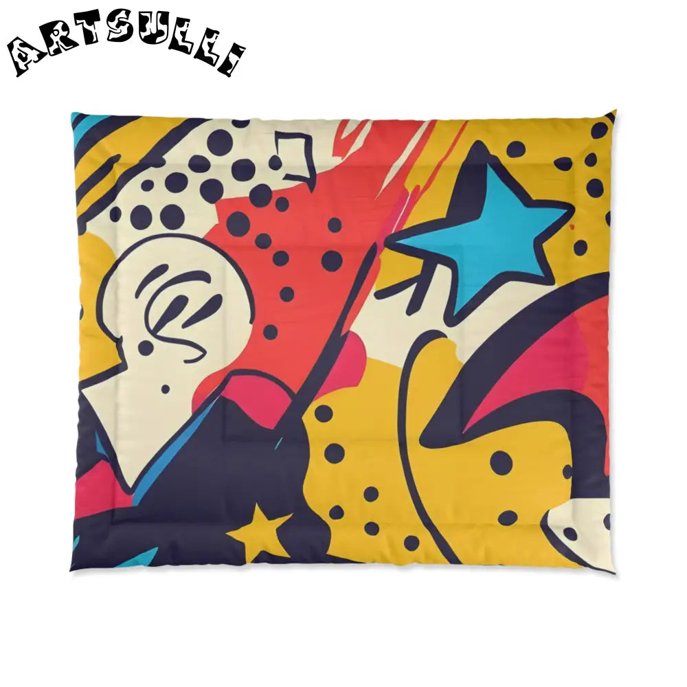 JAKKOUTTHEBXX Comic x Pop Art Comforter JAKKOUTTHEBXX Artsulli - Art