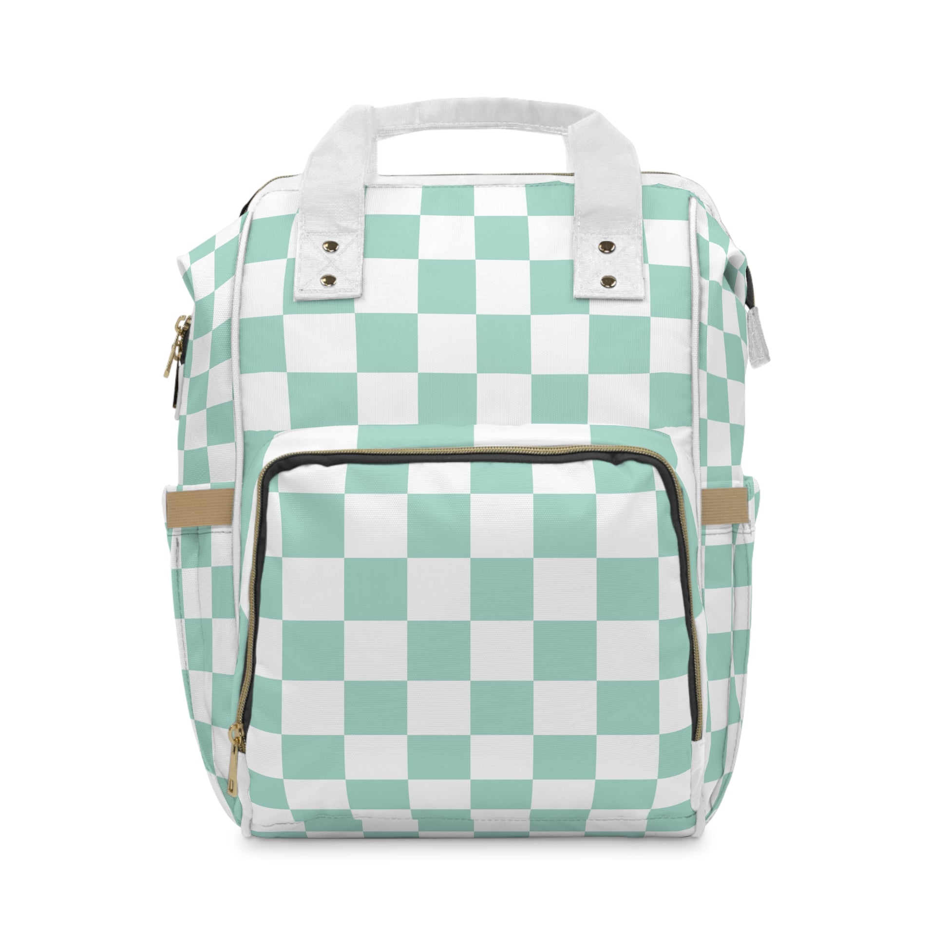 Chessboard Multifunctional Diaper Backpack, Artsulli - Art is Long, Life is Short, Bags, Size, 15.0" × 10.8" × 6.7'', , , , , 29293640346318625885