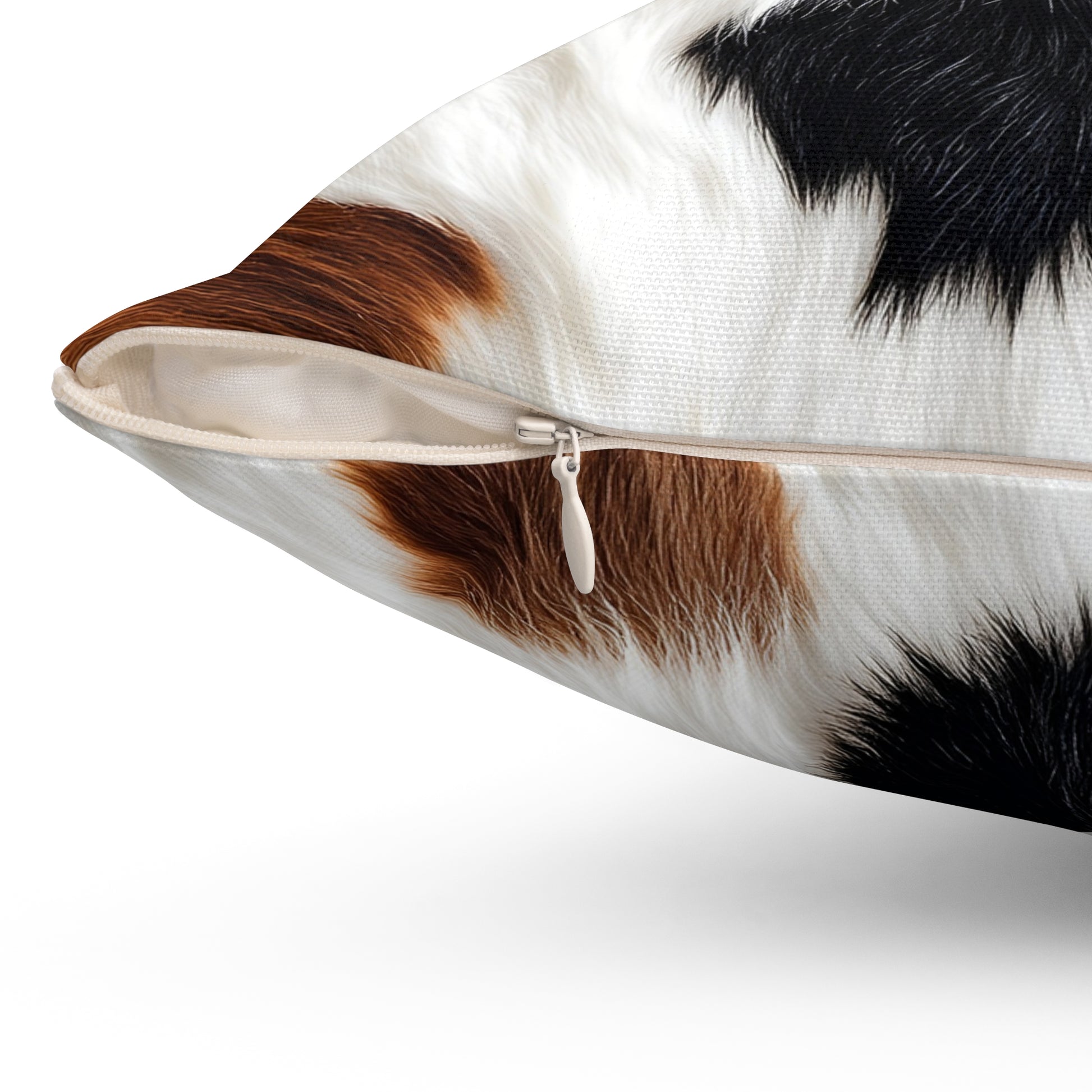 Surreal Cow Skin Spun Polyester Square Pillow, Artsulli - Art is Long, Life is Short, Home Decor, , , , , , , 