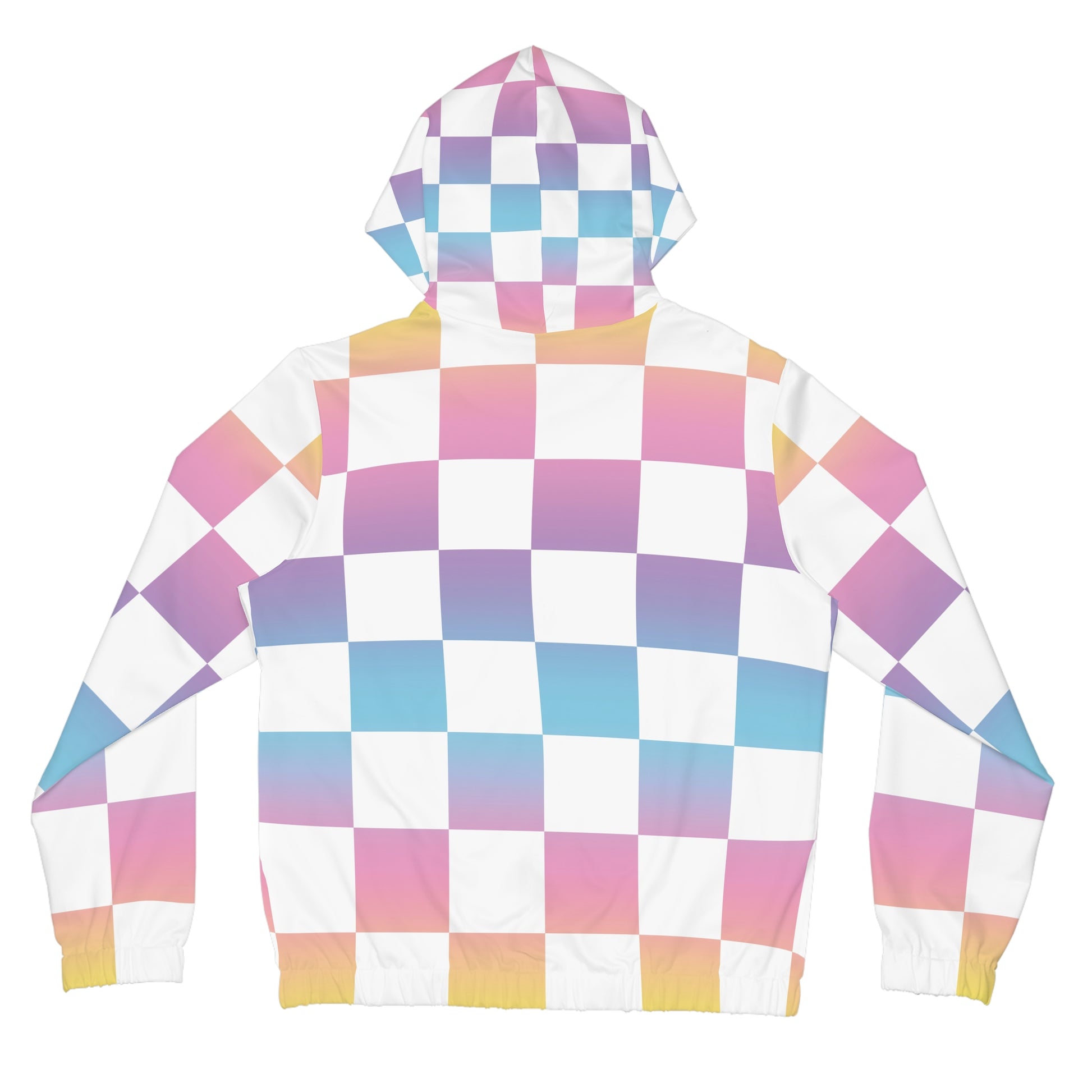 Vaporwave Check II Women’s Full-Zip Hoodie (AOP), Artsulli - Art is Long, Life is Short, All Over Prints, , , , , , , 