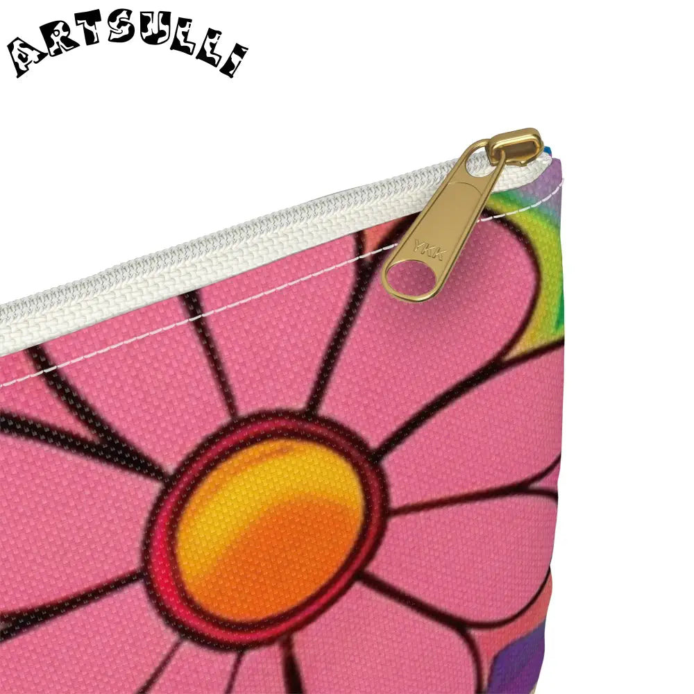 JAKKOUTTHEBXX Chromatic Daisy Dream Accessory Pouch JAKKOUTTHEBXX