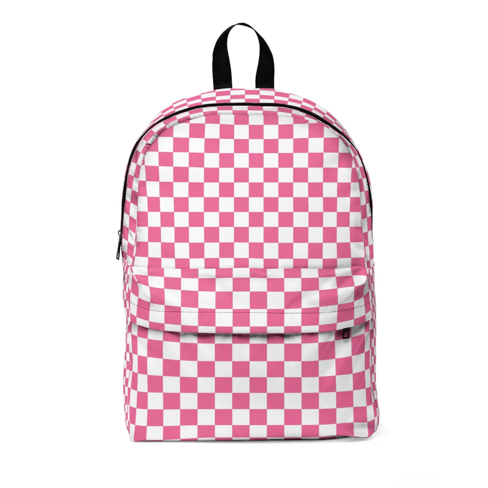 Yuyushiki Pink Check Unisex Classic Backpack, Artsulli - Art is Long, Life is Short, Bags, Size, One size, , , , , 11649926360941104645