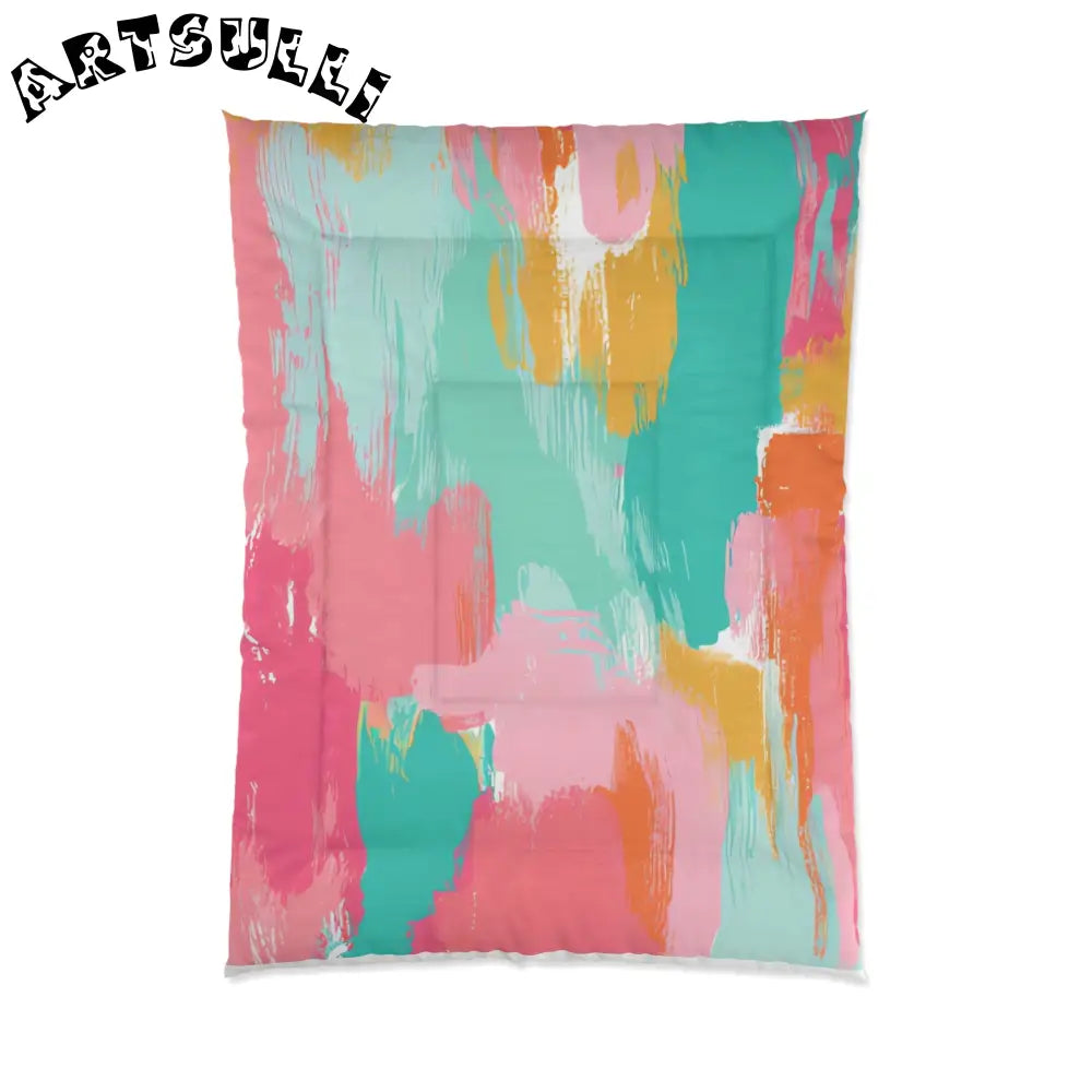 JAKKOUTTHEBXX Preppy Pixel Bloom Comforter JAKKOUTTHEBXX Artsulli