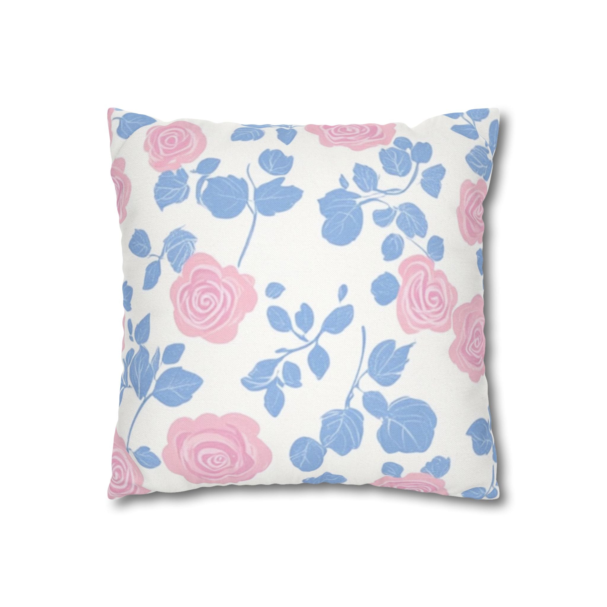 Spun Polyester Square Pillowcase