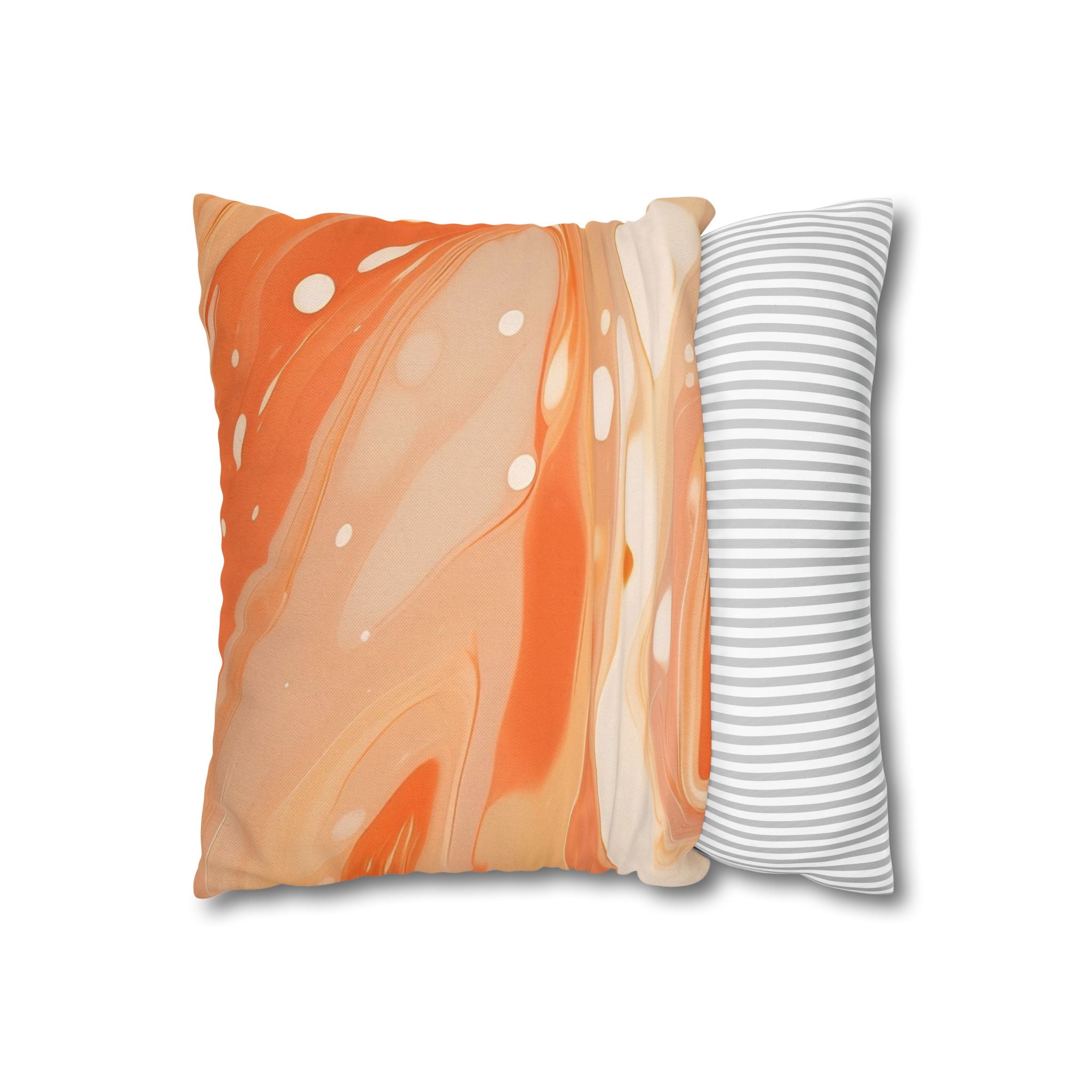 Spun Polyester Square Pillowcase
