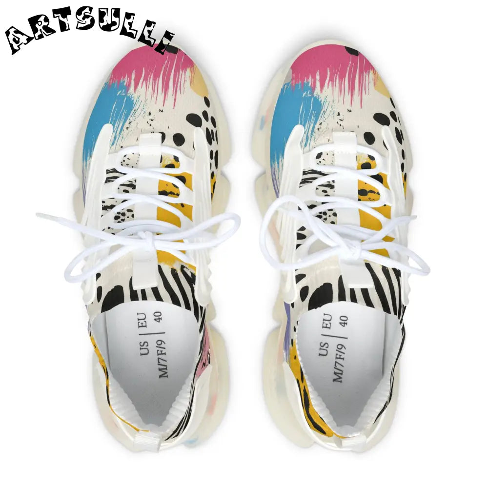 JAKKOUTTHEBXX Rae Zebra Rhapsody II Women’s Mesh Sneakers