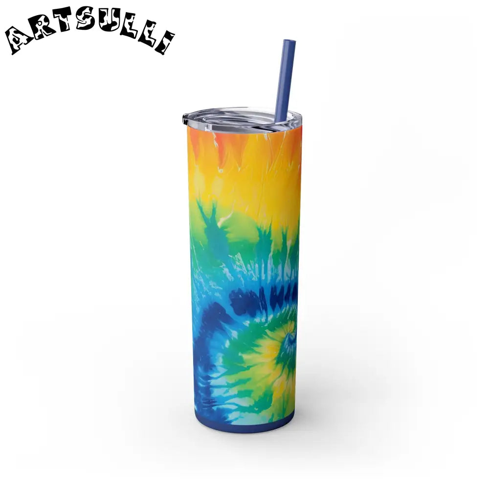 JAKKOUTTHEBXX Colorful Tie-Dye Insulated Tumbler 2025