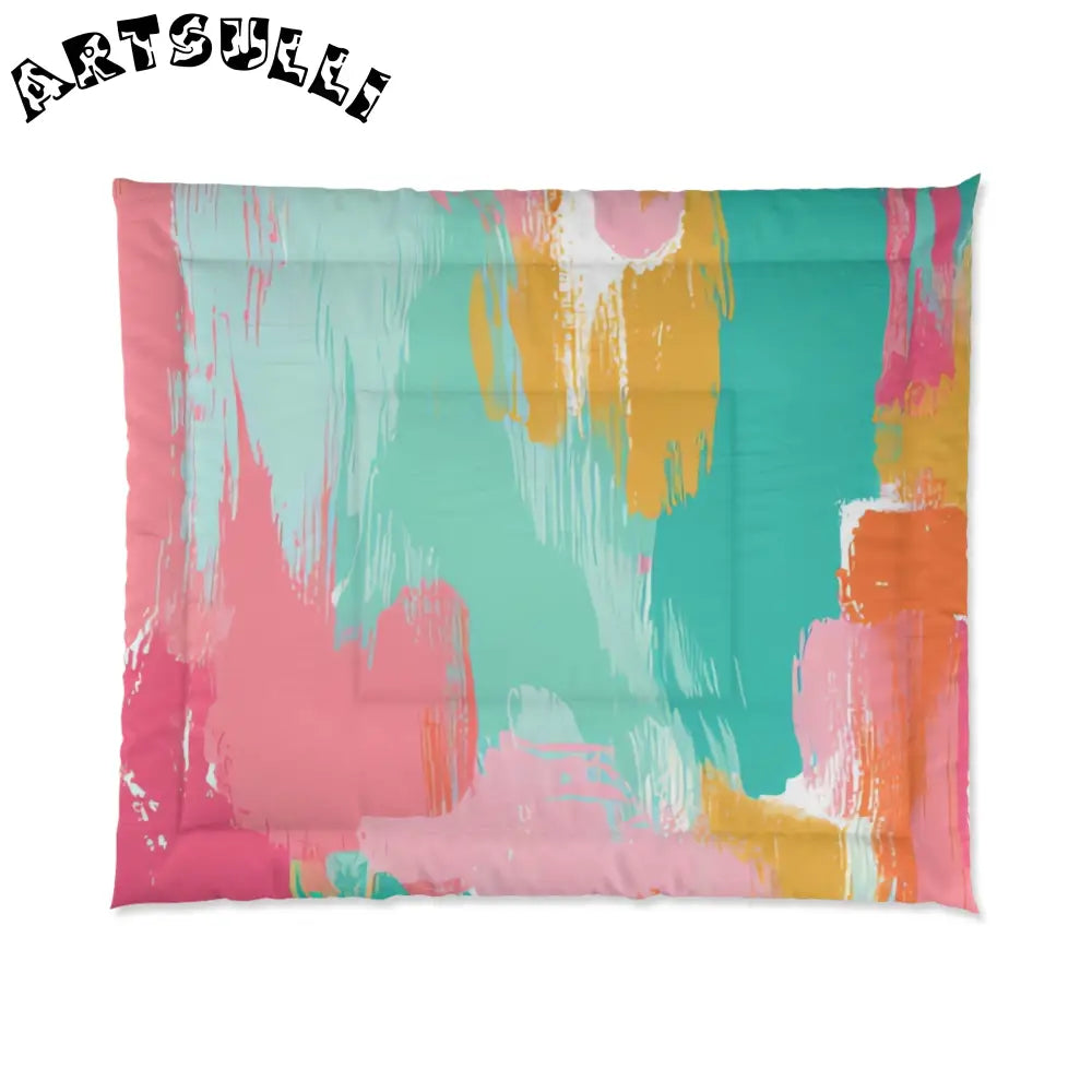 JAKKOUTTHEBXX Preppy Pixel Bloom Comforter JAKKOUTTHEBXX Artsulli