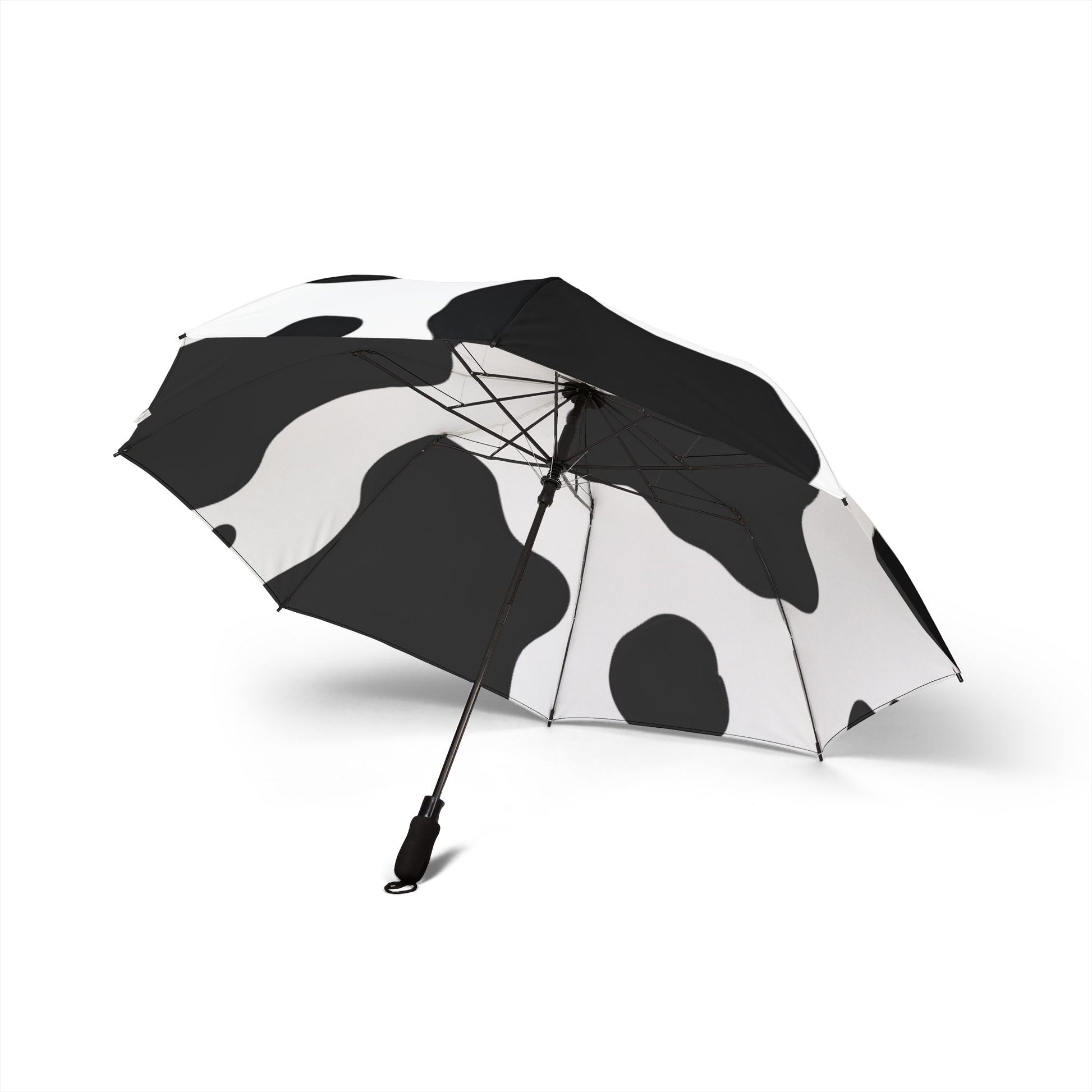 Cow Print Focus Semi-Automatic Foldable Umbrella, Artsulli - Art is Long, Life is Short, Accessories, , , , , , , 