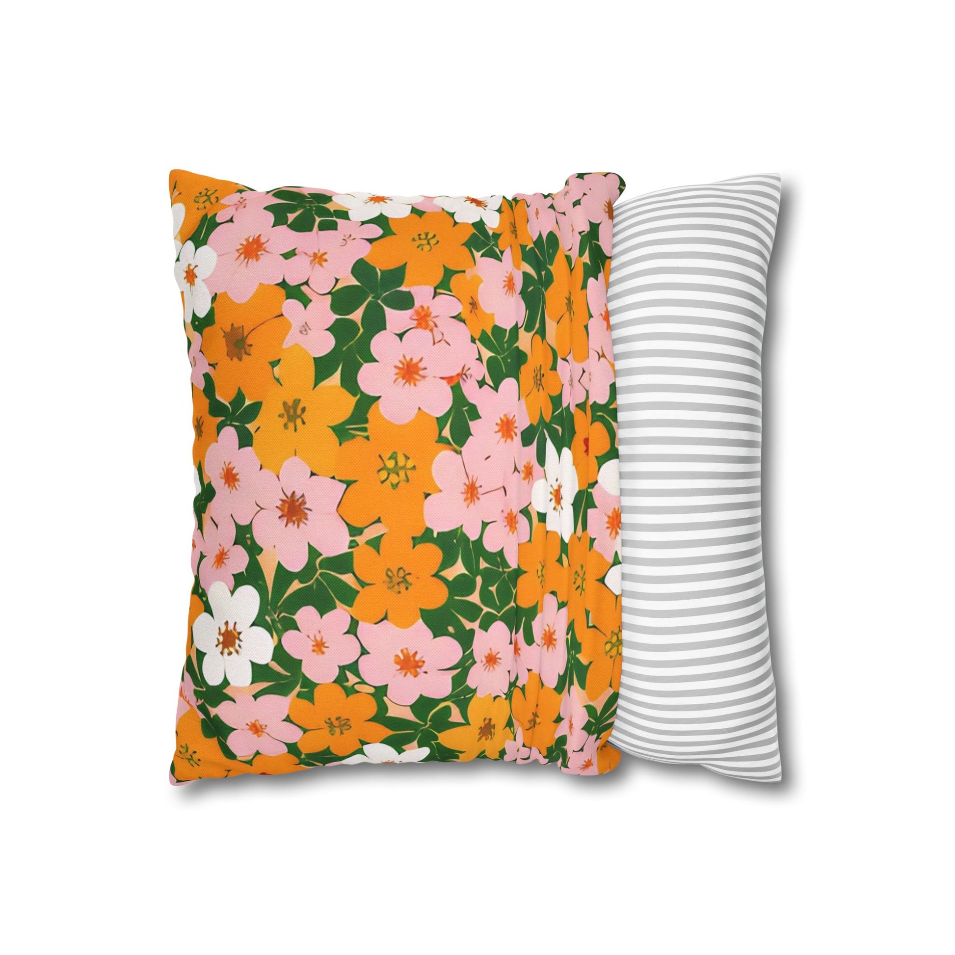 Spun Polyester Square Pillowcase, Artsulli - Art is Long, Life is Short, Home Decor, , , , , , , 