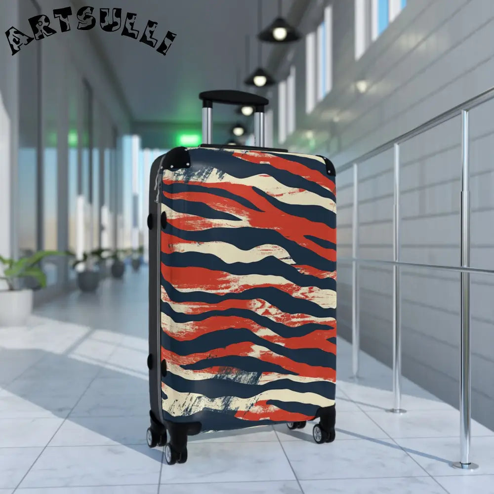 JAKKOUTTHEBXX Capricious Tiger Wave Suitcase JAKKOUTTHEBXX Artsulli