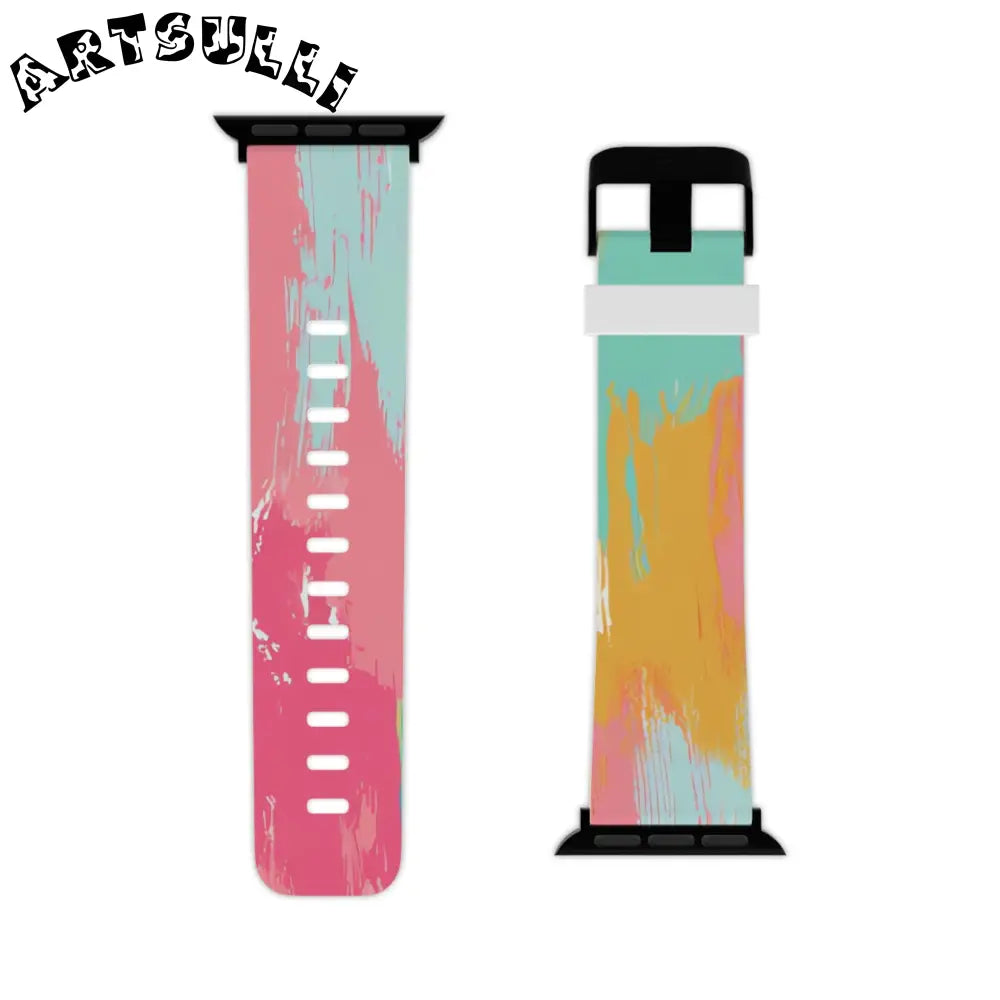 JAKKOUTTHEBXX Preppy Pixel Bloom Watch Band for Apple Watch