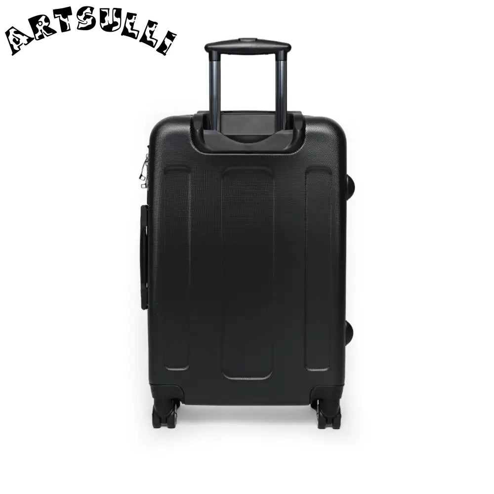 JAKKOUTTHEBXX Zebra Print Hard Shell Carry-On Luggage with Spinner