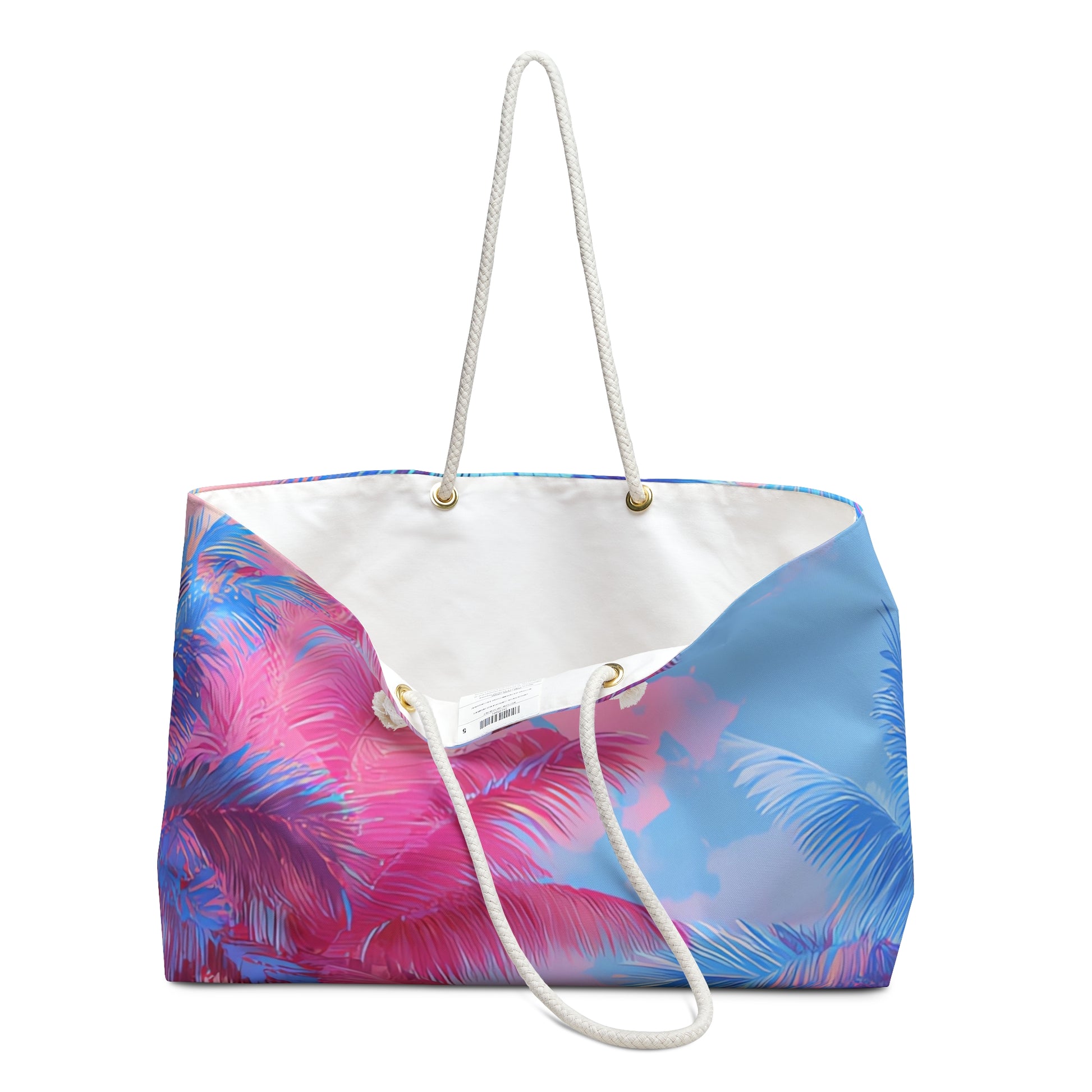 Ethereal Pastel Palms Weekender Bag, Artsulli - Art is Long, Life is Short, Bags, , , , , , , 