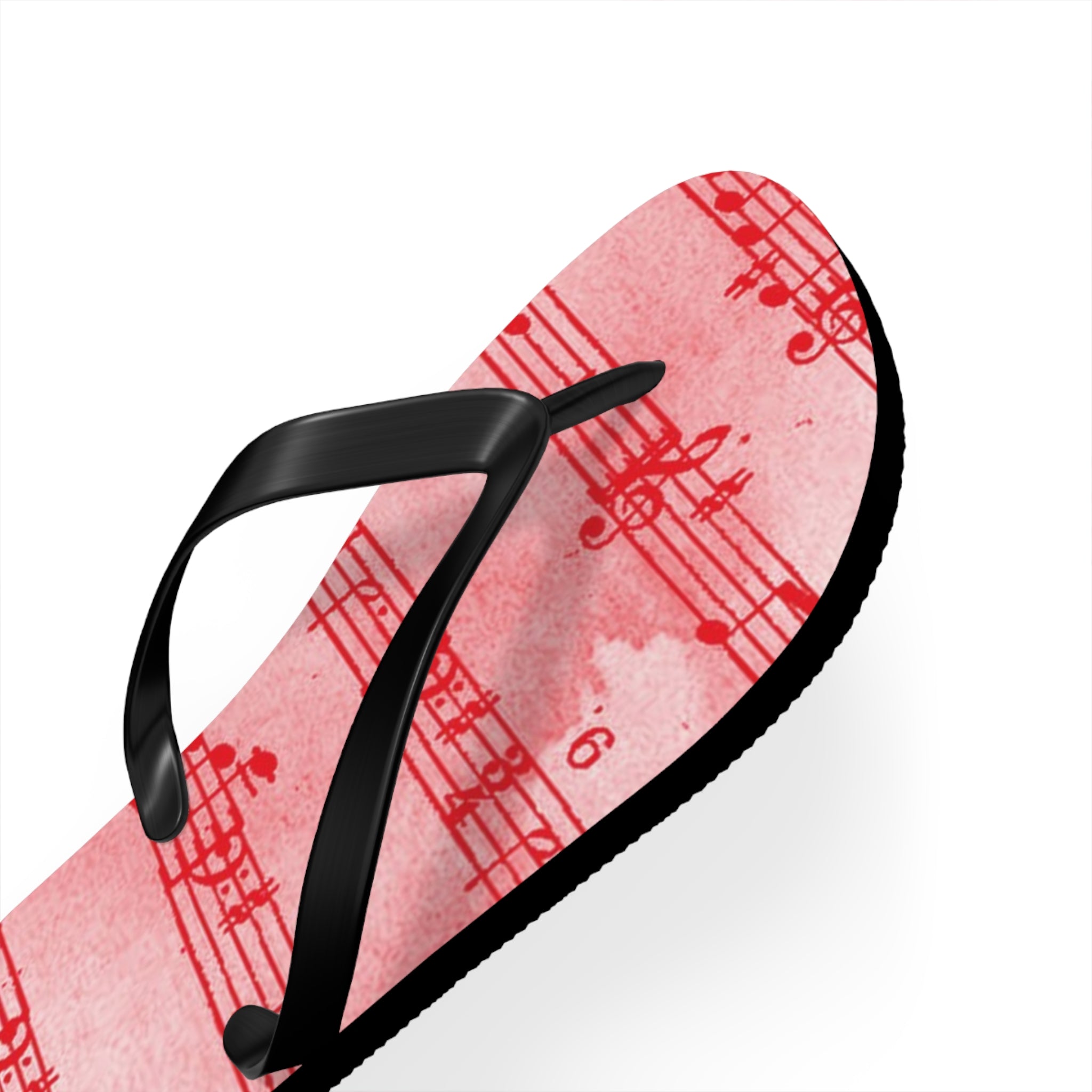 Drip Spill Type Beat Sheet Music Red Flip Flops, Artsulli - Art is Long, Life is Short, Shoes, , , , , , , 