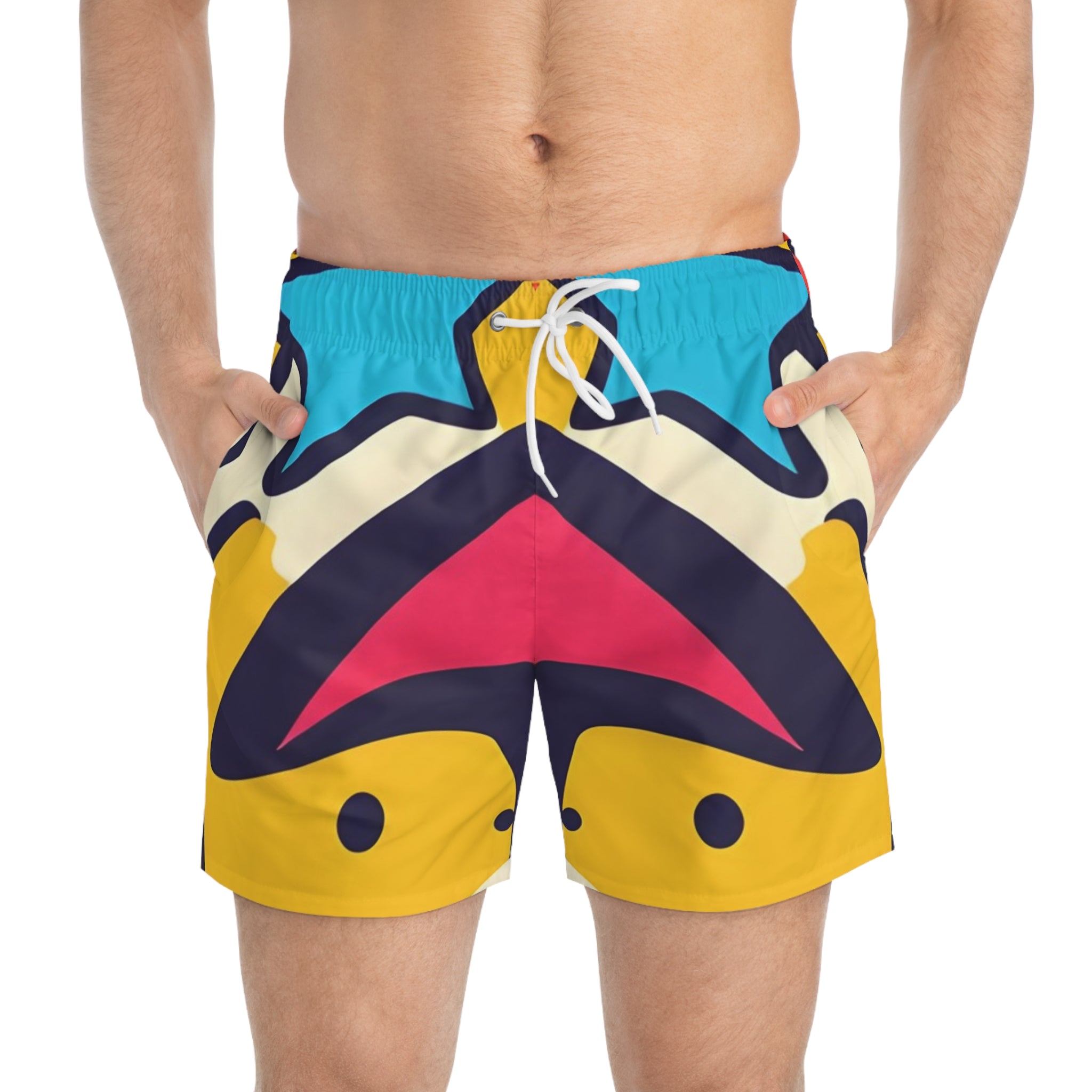 Comic x Pop Art Swim Trunks (AOP), Artsulli - Art is Long, Life is Short, All Over Prints, , , , , , , 