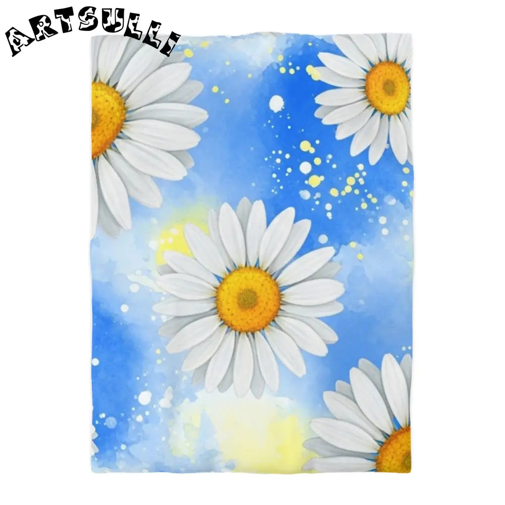JAKKOUTTHEBXX Daisies Microfiber Duvet Cover JAKKOUTTHEBXX Artsulli
