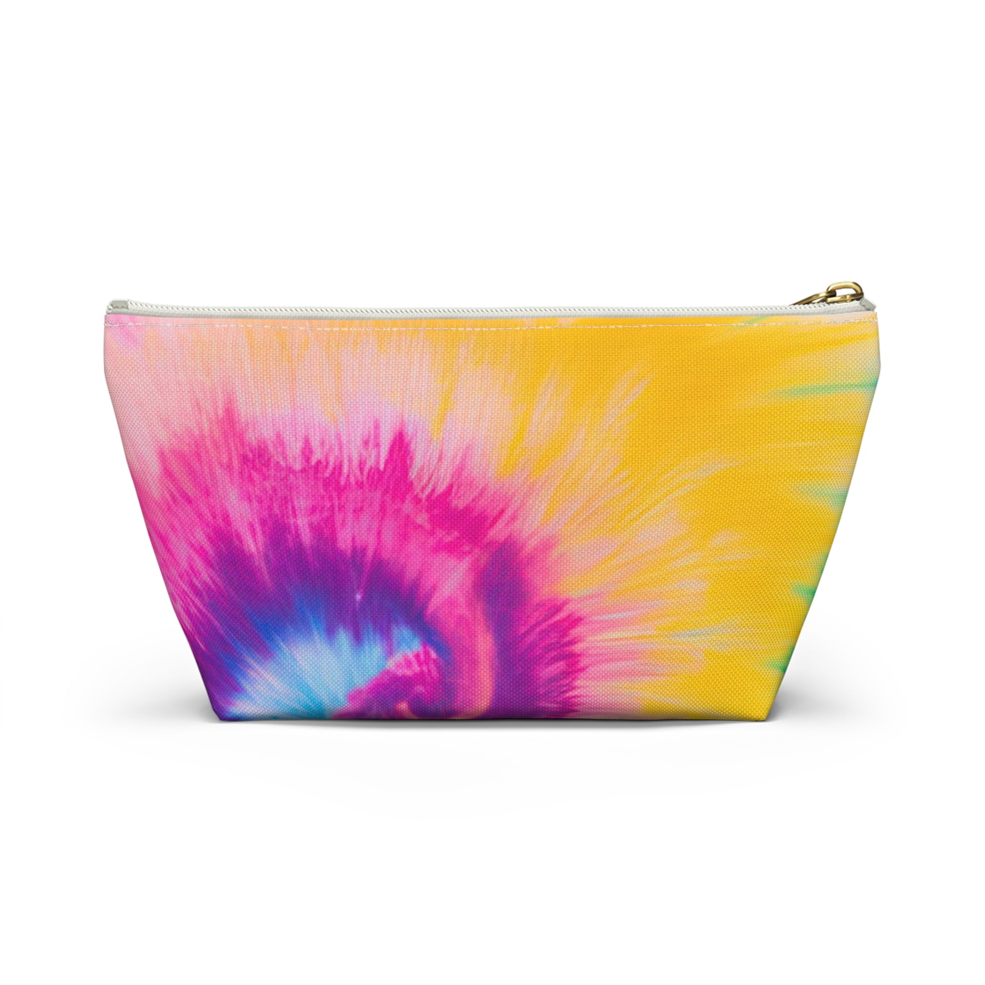 Psychedelic Tie Dye Accessory Pouch w T-bottom, Artsulli - Art is Long, Life is Short, Bags, , , , , , , 