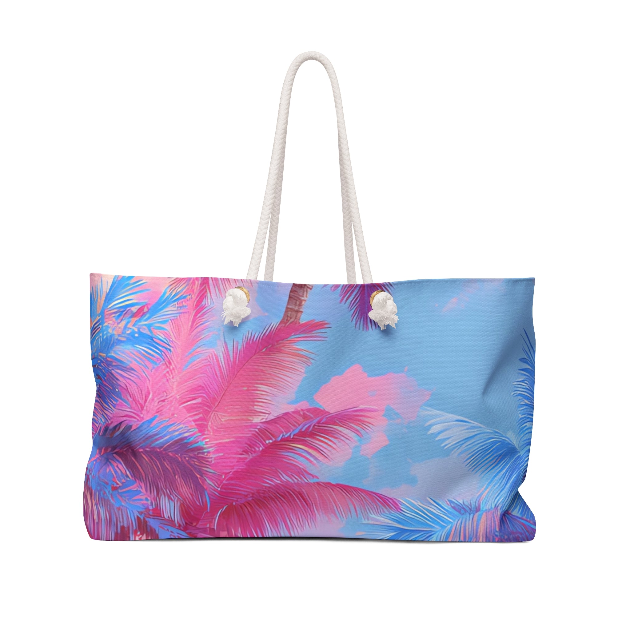 Ethereal Pastel Palms Weekender Bag, Artsulli - Art is Long, Life is Short, Bags, Size, 24" × 13", , , , , 93689986736612627934