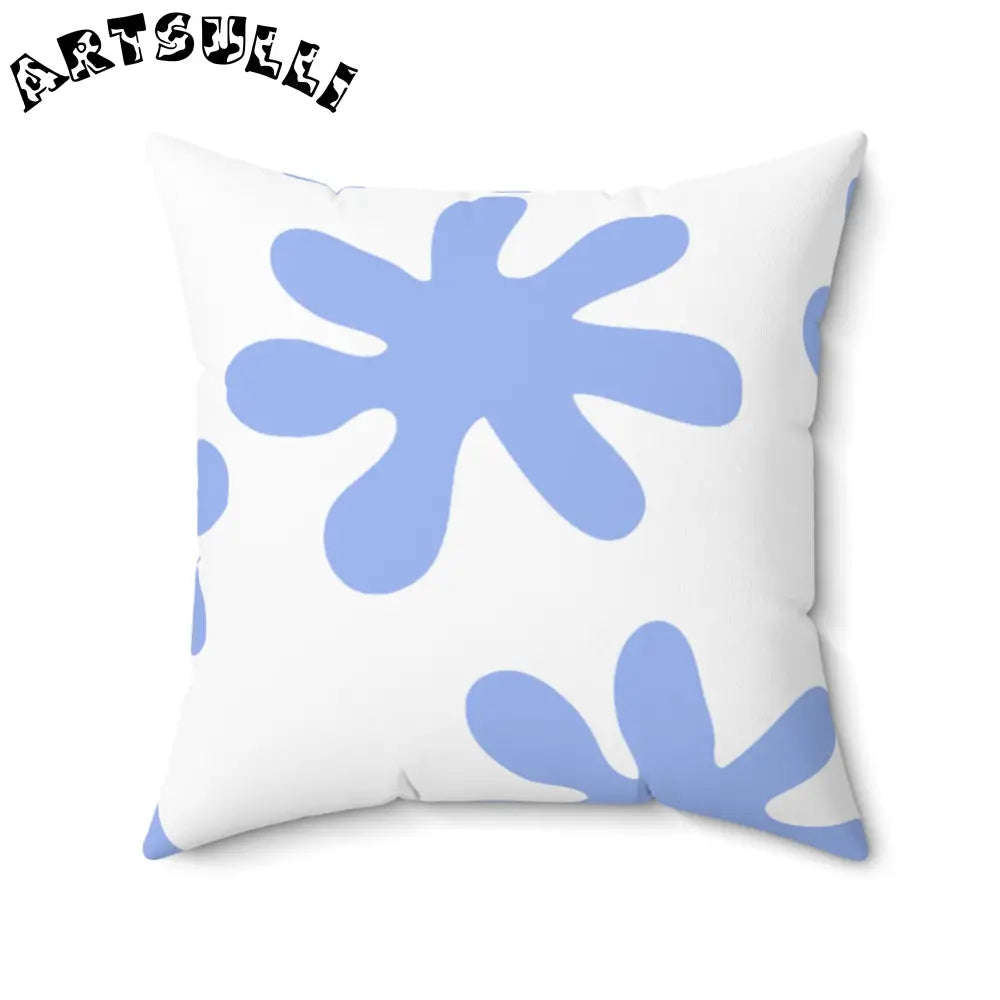 JAKKOUTTHEBXX Water Splash Spun Polyester Square Pillow