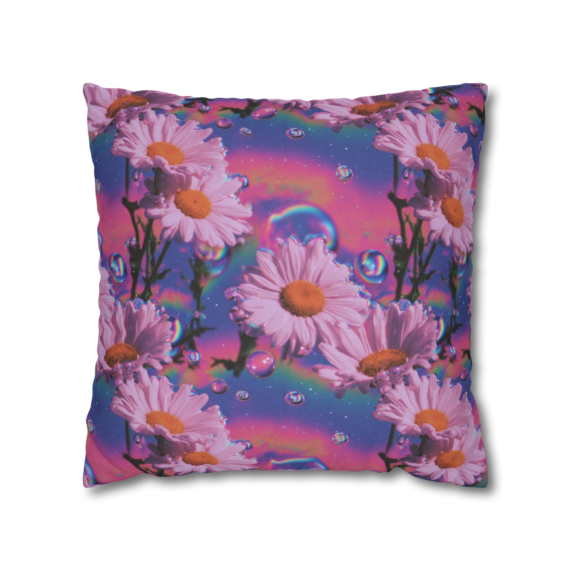 Spun Polyester Square Pillowcase, Artsulli - Art is Long, Life is Short, Home Decor, Size, 18" × 18", , , , , 33968755121521355732