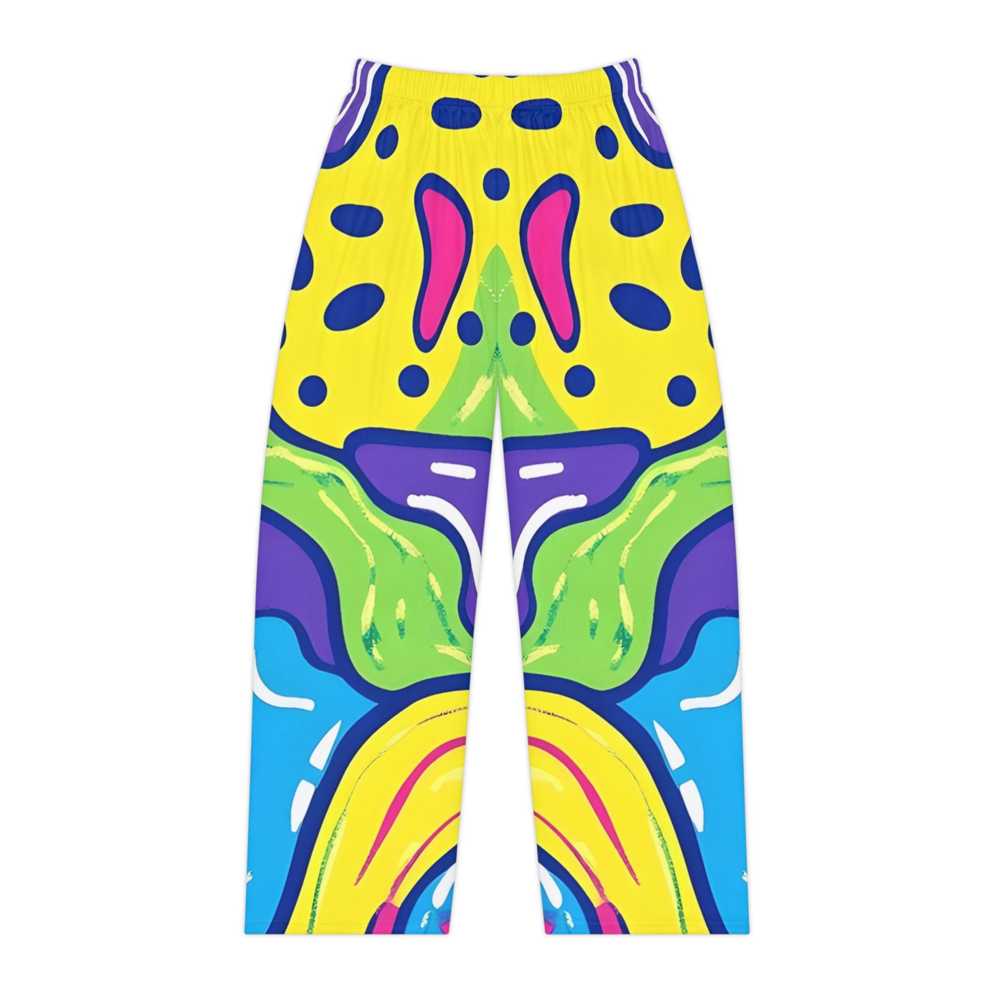 90s Trippy Slime Women's Pajama Pants (AOP), Artsulli - Art is Long, Life is Short, All Over Prints, Size, XS, , , , , 79124313783163645821