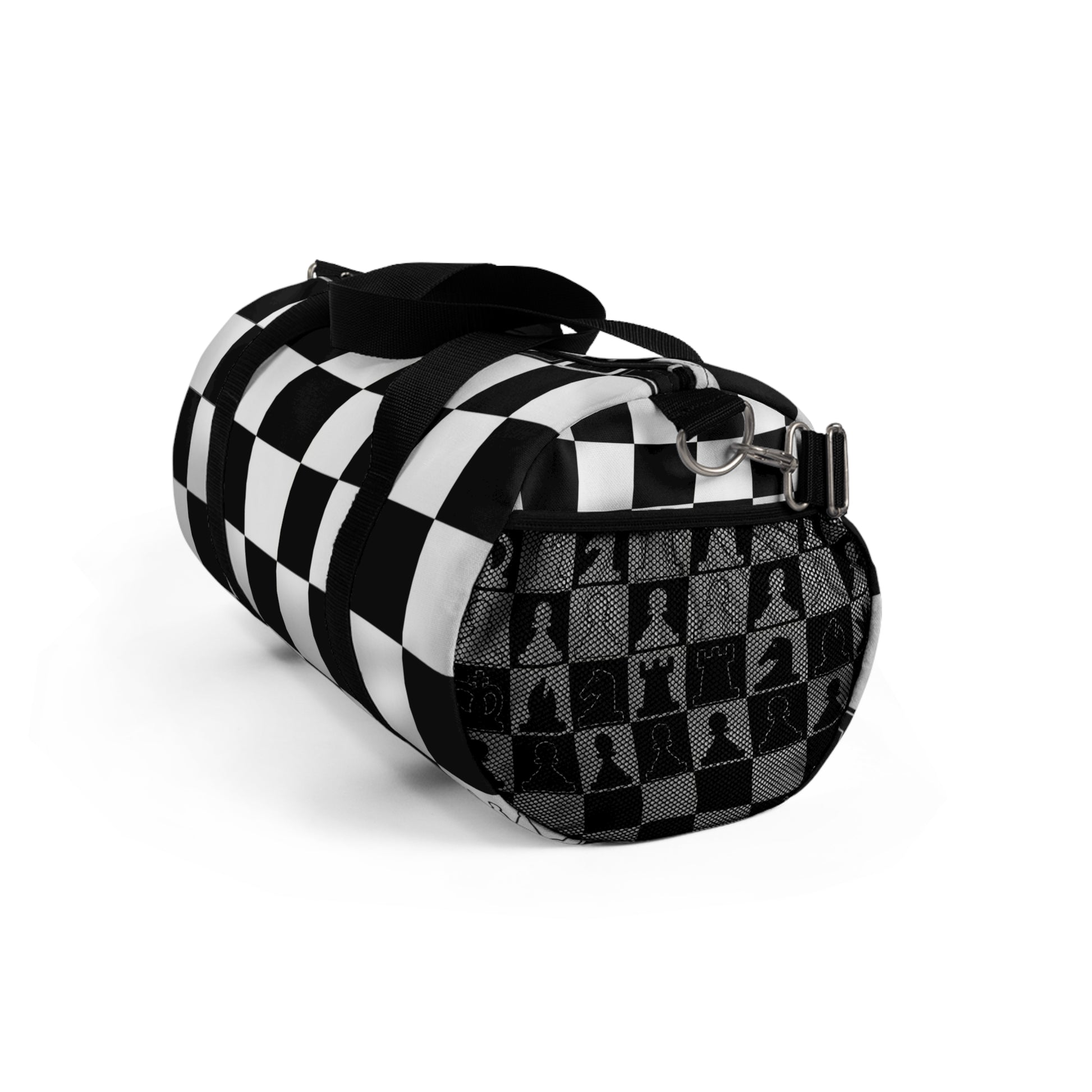 Chessboard White and Black Duffel Bag, Artsulli - Art is Long, Life is Short, Bags, , , , , , , 