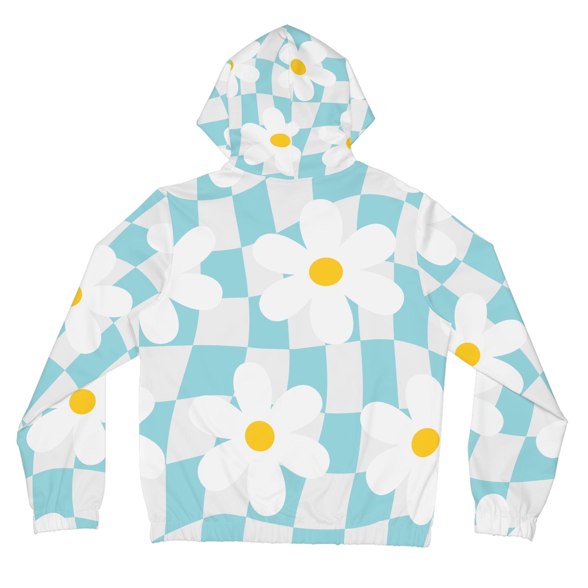 Trippy Check Garden Women’s Full-Zip Hoodie (AOP), Artsulli - Art is Long, Life is Short, All Over Prints, , , , , , , 