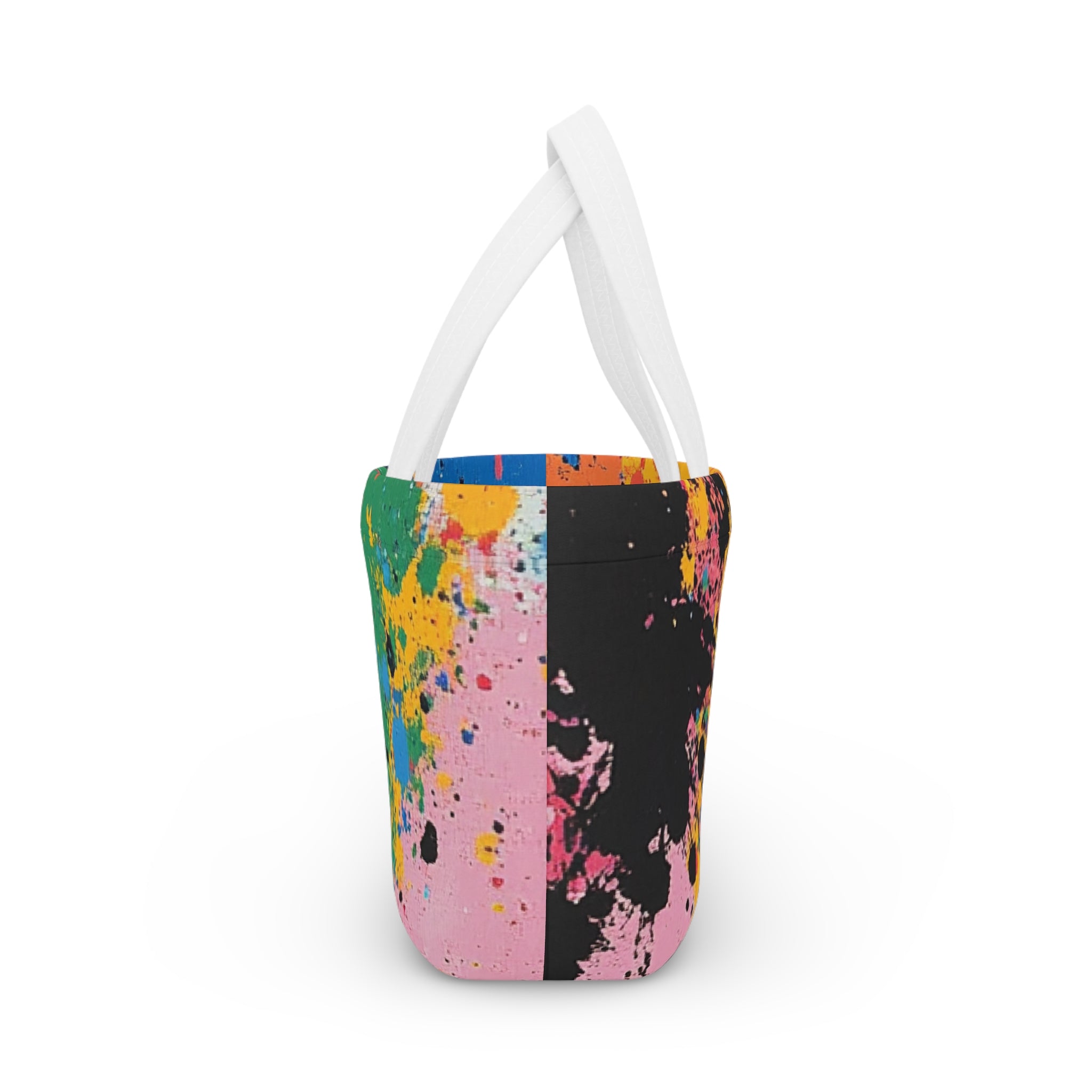 The Colors Of Paint Splatter Lunch Bag, Artsulli - Art is Long, Life is Short, Bags, , , , , , , 