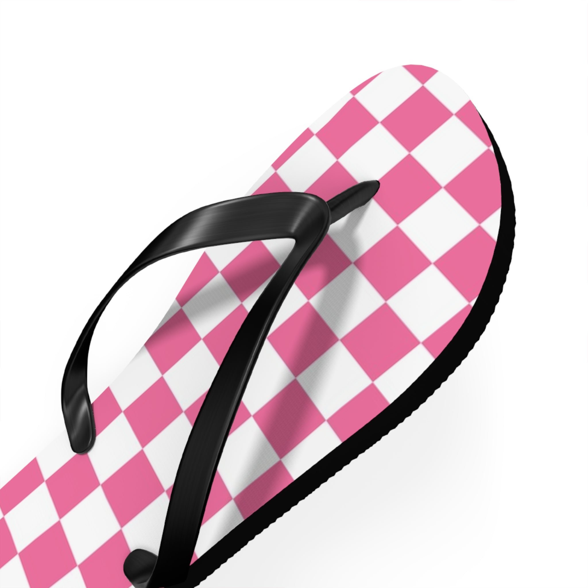 Yuyushiki Pink Check Flip Flops, Artsulli - Art is Long, Life is Short, Shoes, , , , , , , 
