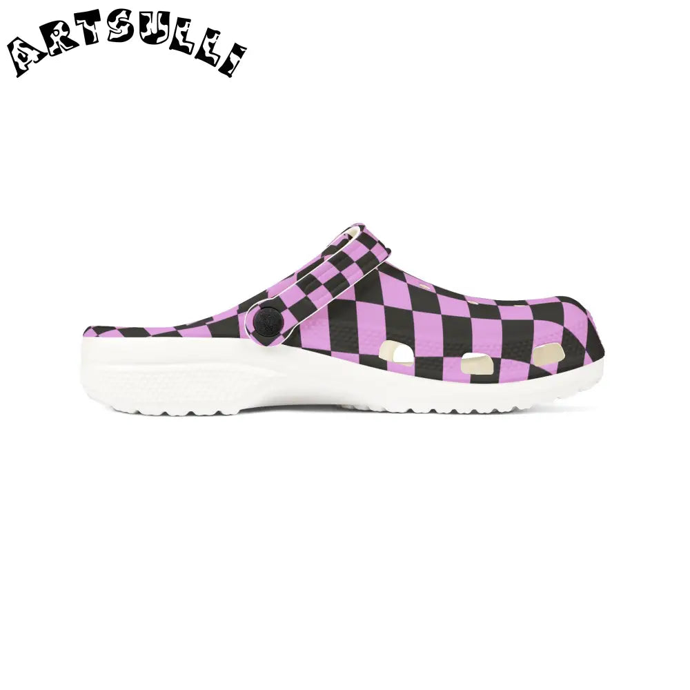 JAKKOUTTHEBXX Pixel Punk Vision EVA Foam Rubber Shoes (AOP)
