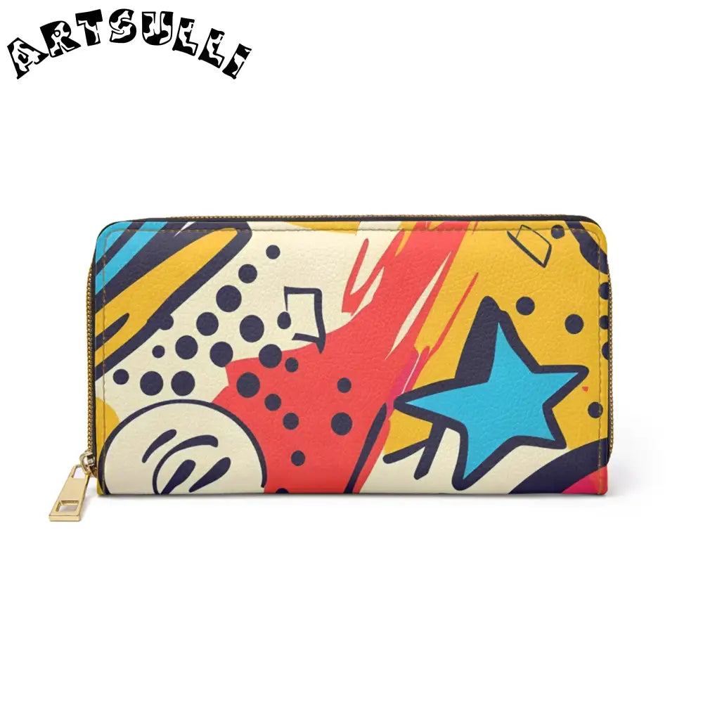 JAKKOUTTHEBXX Comic x Pop Art Zipper Wallet JAKKOUTTHEBXX Artsulli